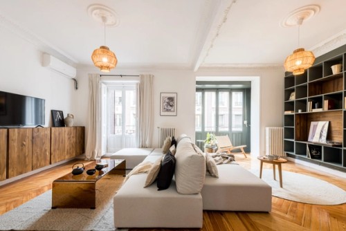 Living room of an Ukio apartment