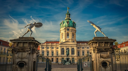 Entrada del palacio de charlottenburg