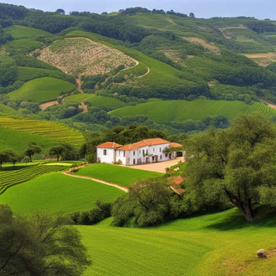 house in the portuguese countryside