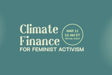 Climate Finance for Feminist Activism: Showcasing Success, Imagining Possibilities