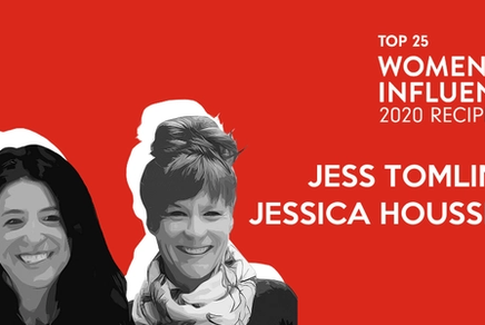 Equality Fund Co-CEOs Jess Tomlin and Jessica Houssian receive Canada’s 2020 Top 25 Women of Influence™ Award