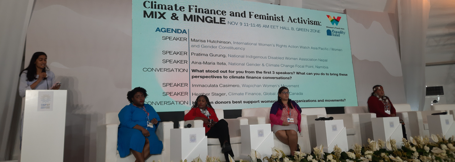 Feminists Show Up at COP27