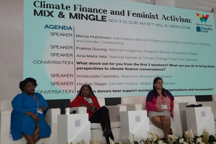 Feminists Show Up at COP27