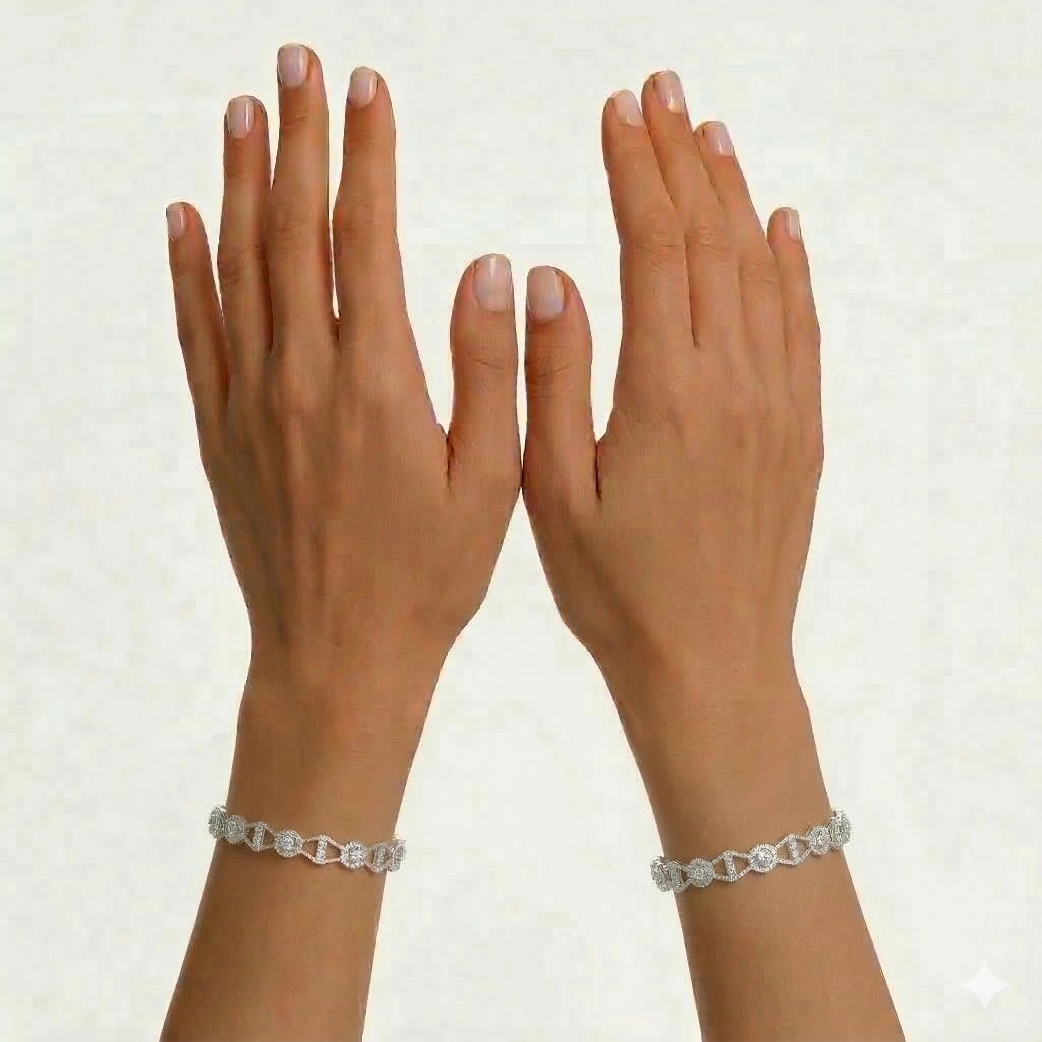 Geometric Pavé Hexagon Bangle