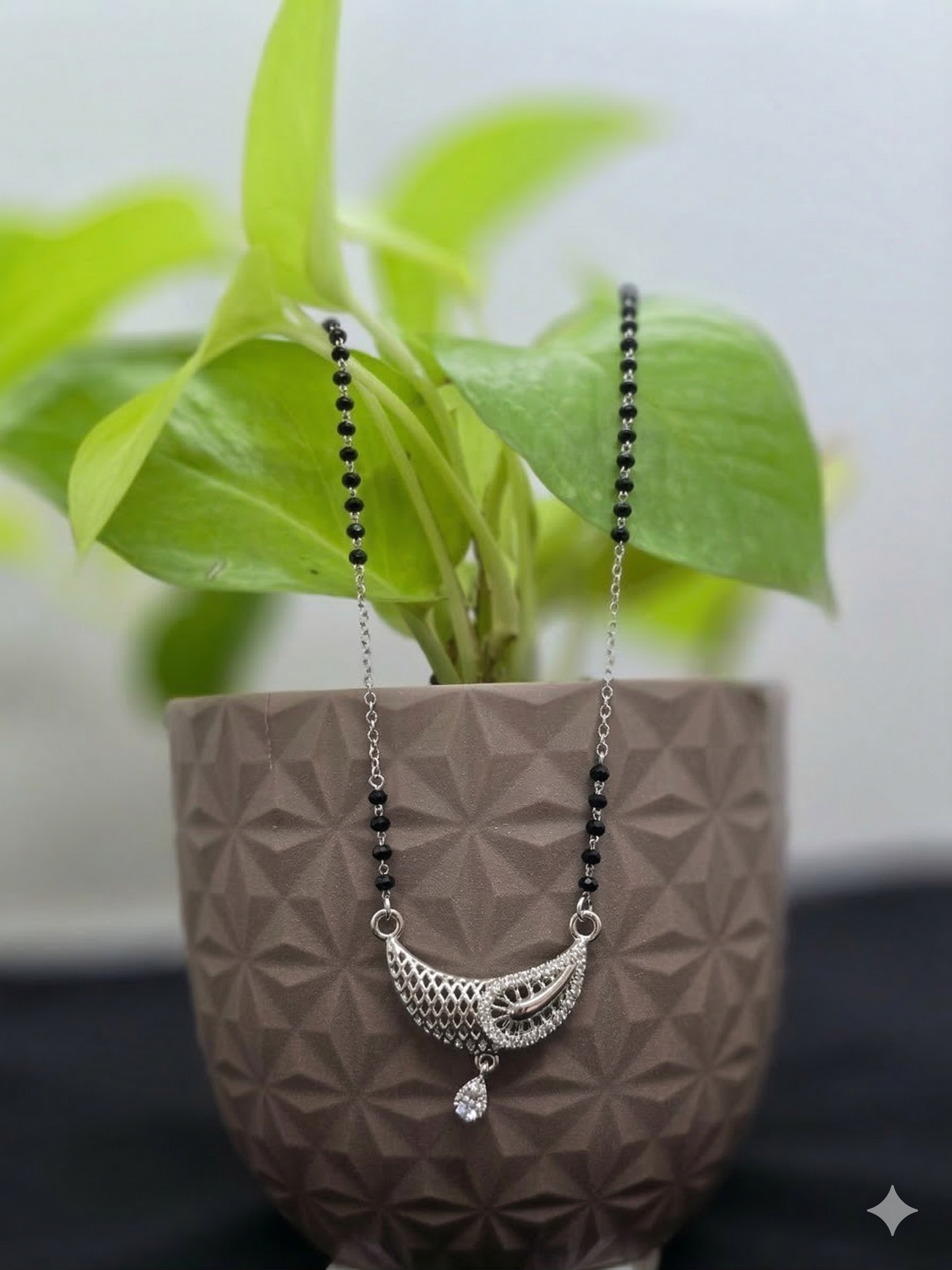 The Crescent Ethereal Mangalsutra