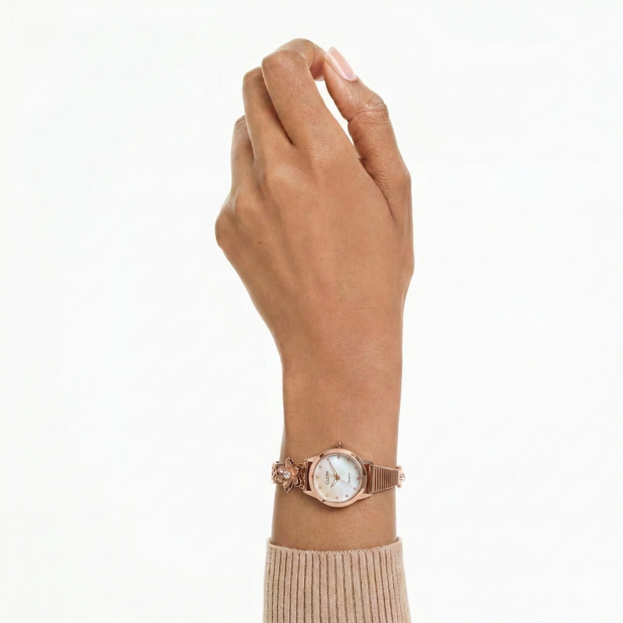 The Rose Blossom Petite Mesh Watch