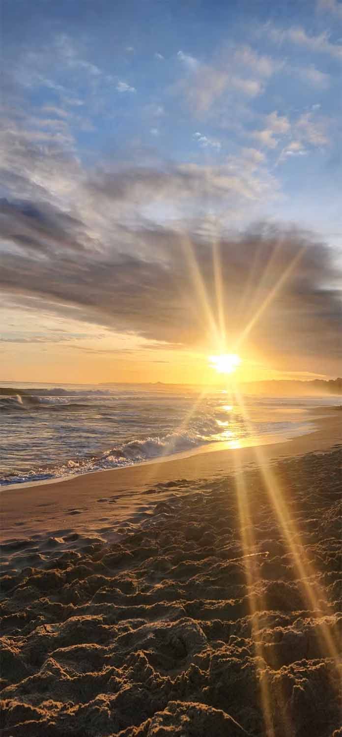 Sunrise over the Caribbean