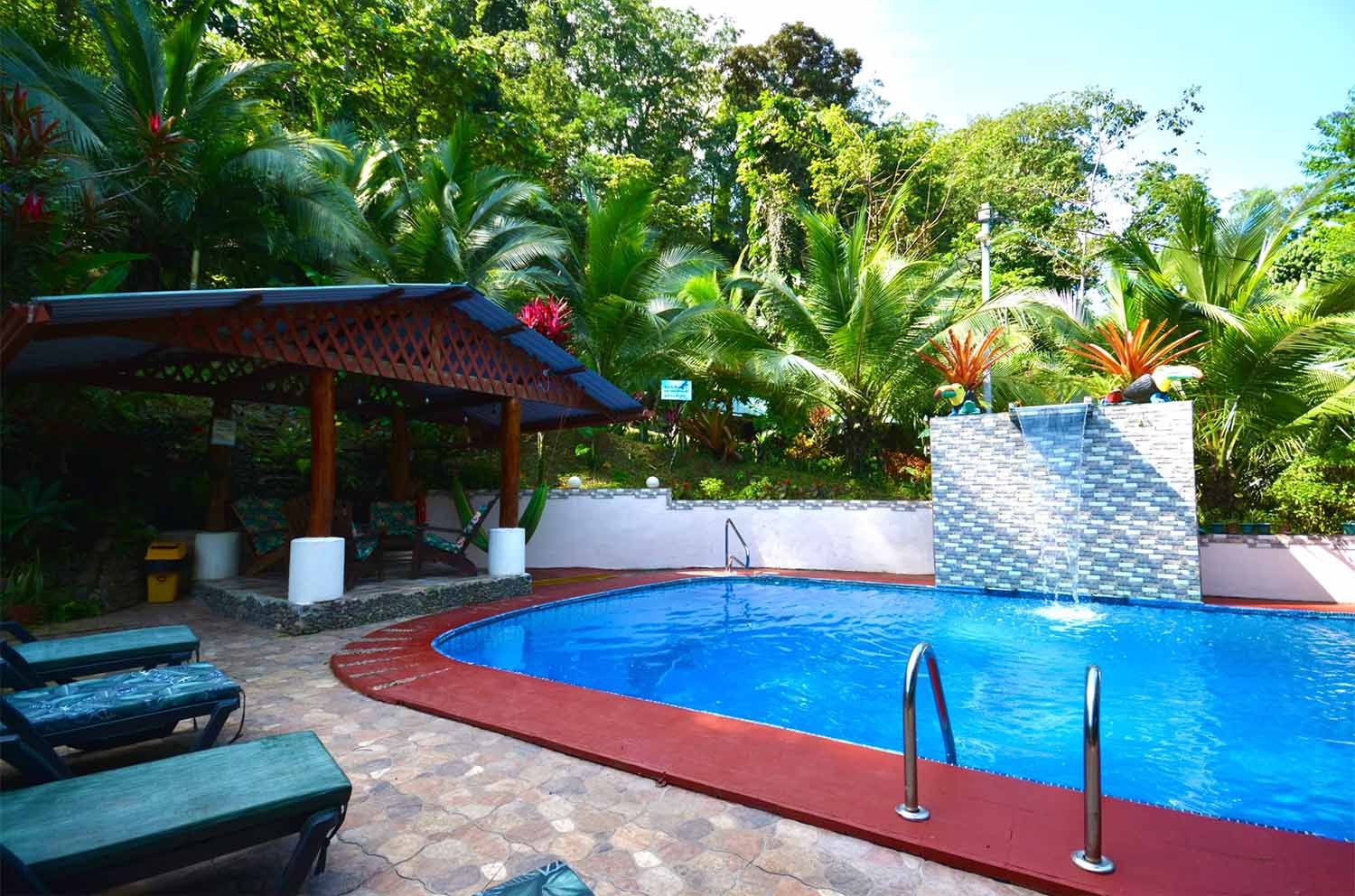 Shared pool at Blessed House