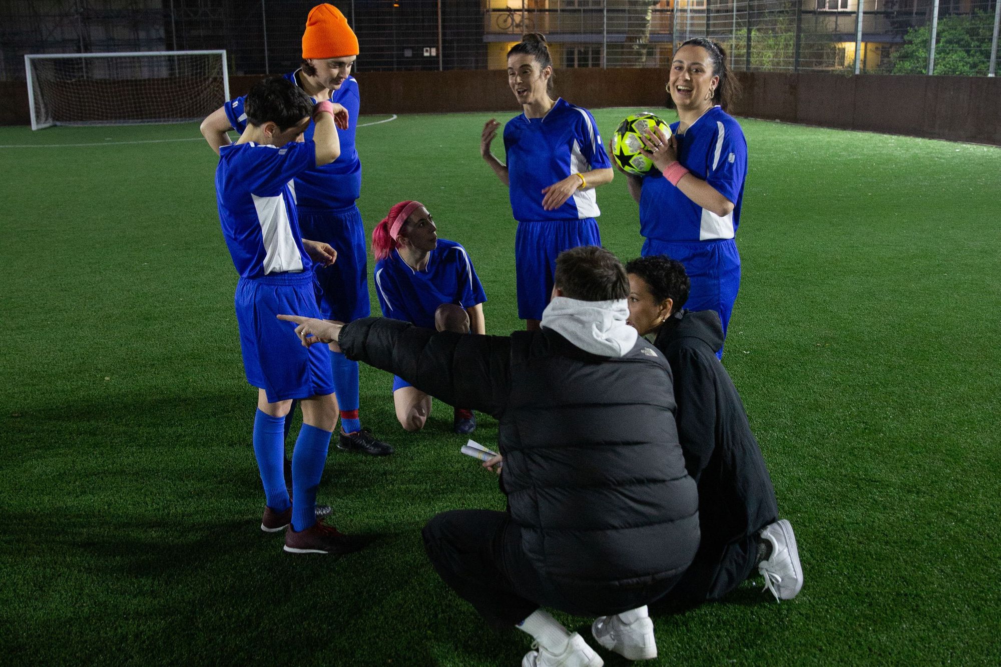 Female Football Team Advert, Behind The Scenes