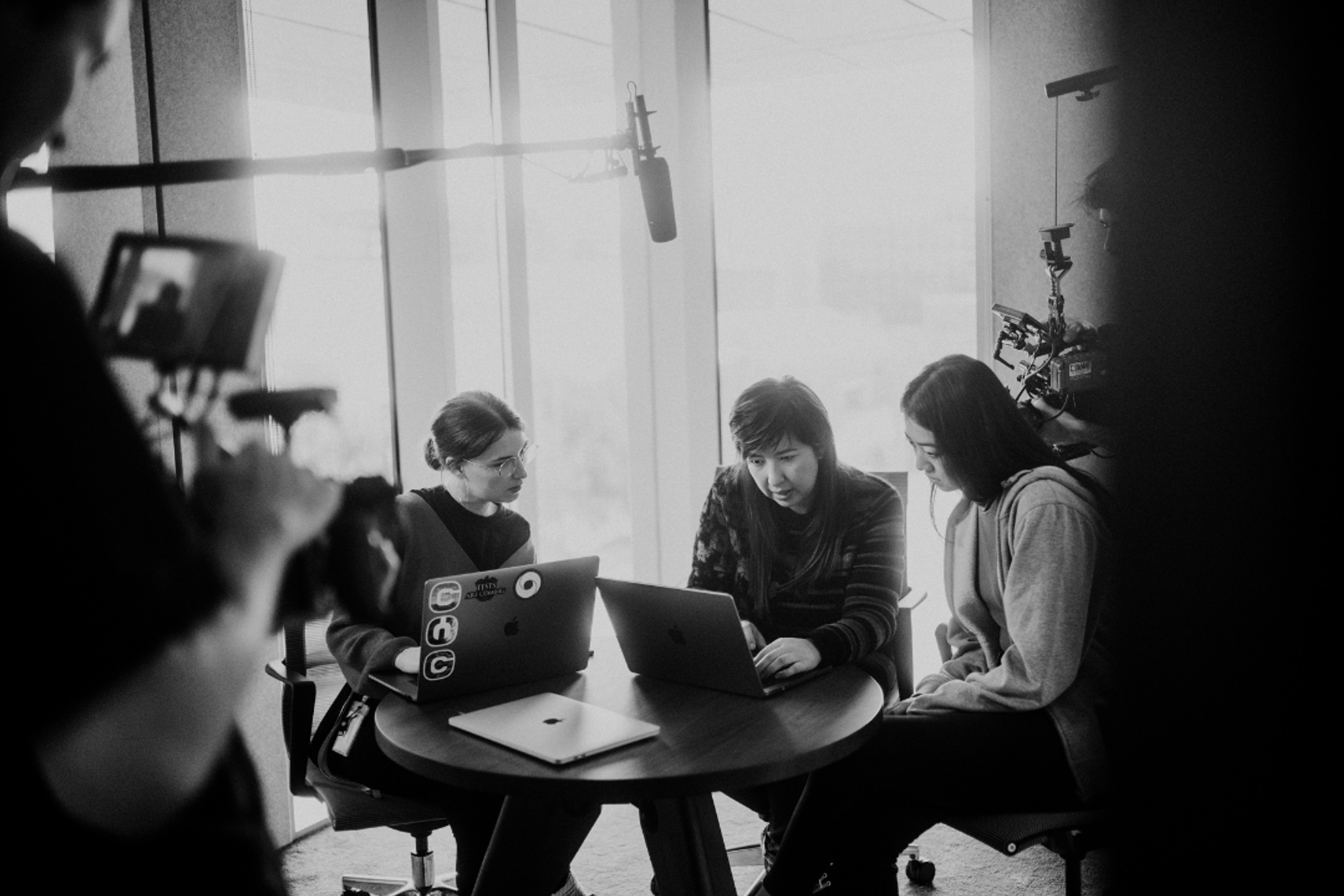 DeepMind_Sarah_BTS_B&W
