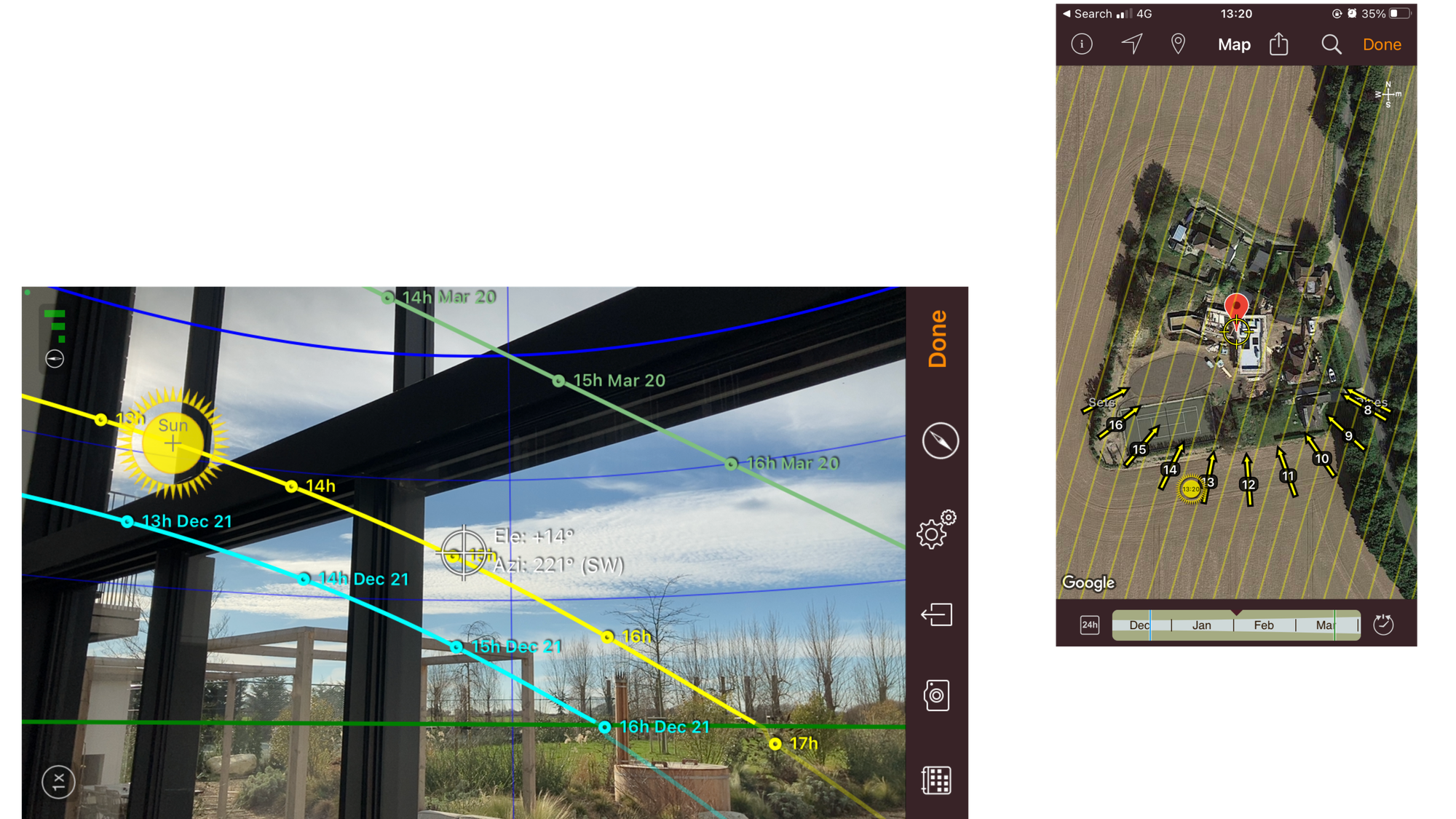 Using Sunseeker App for Films