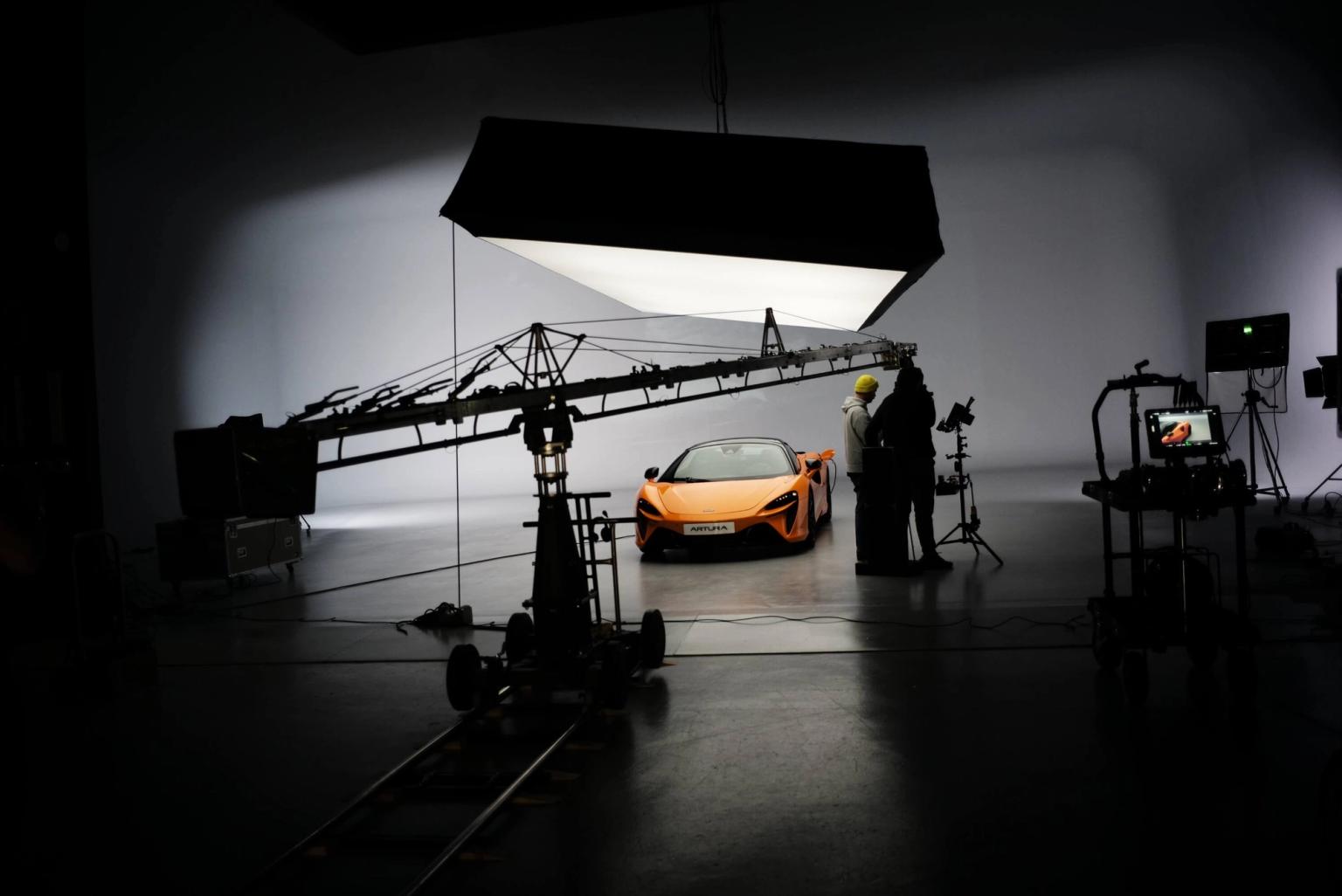 Supercar Product Photography BTS