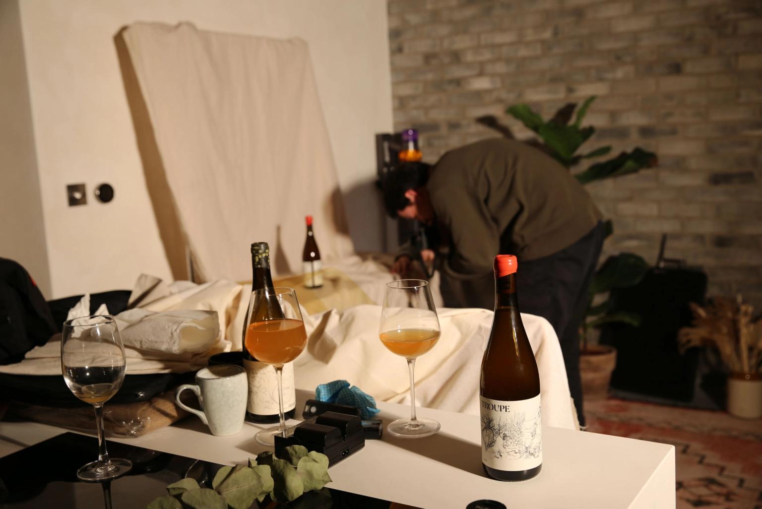 Wine Product Photography, Behind The Scenes