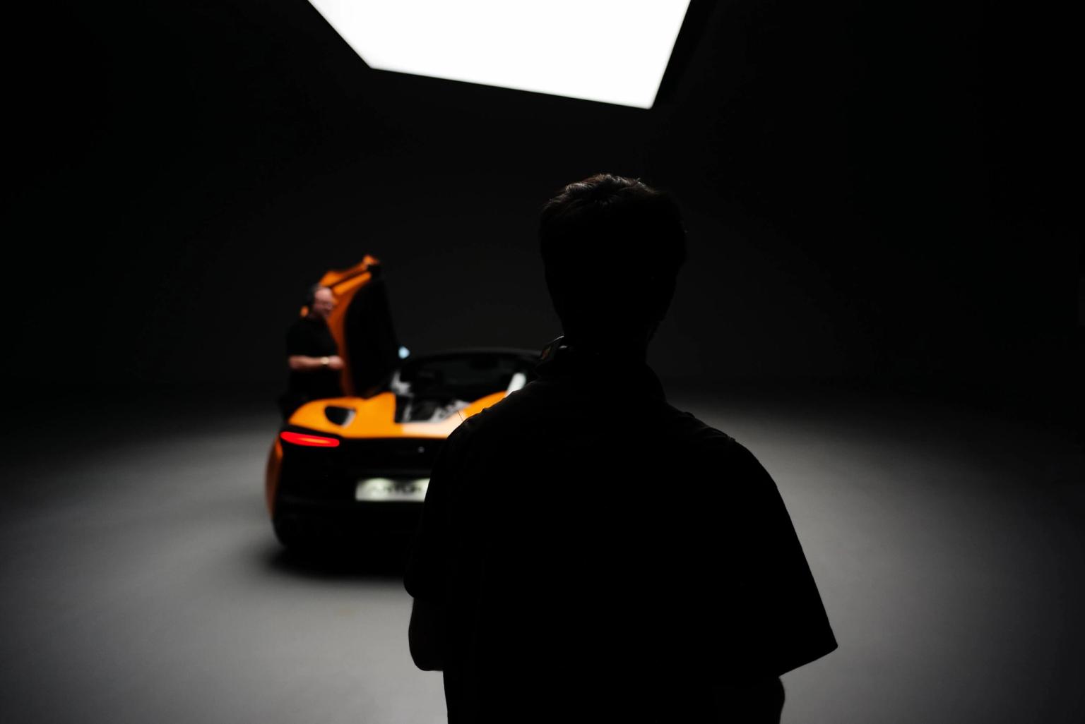 McLaren Photography Shoot, On Set