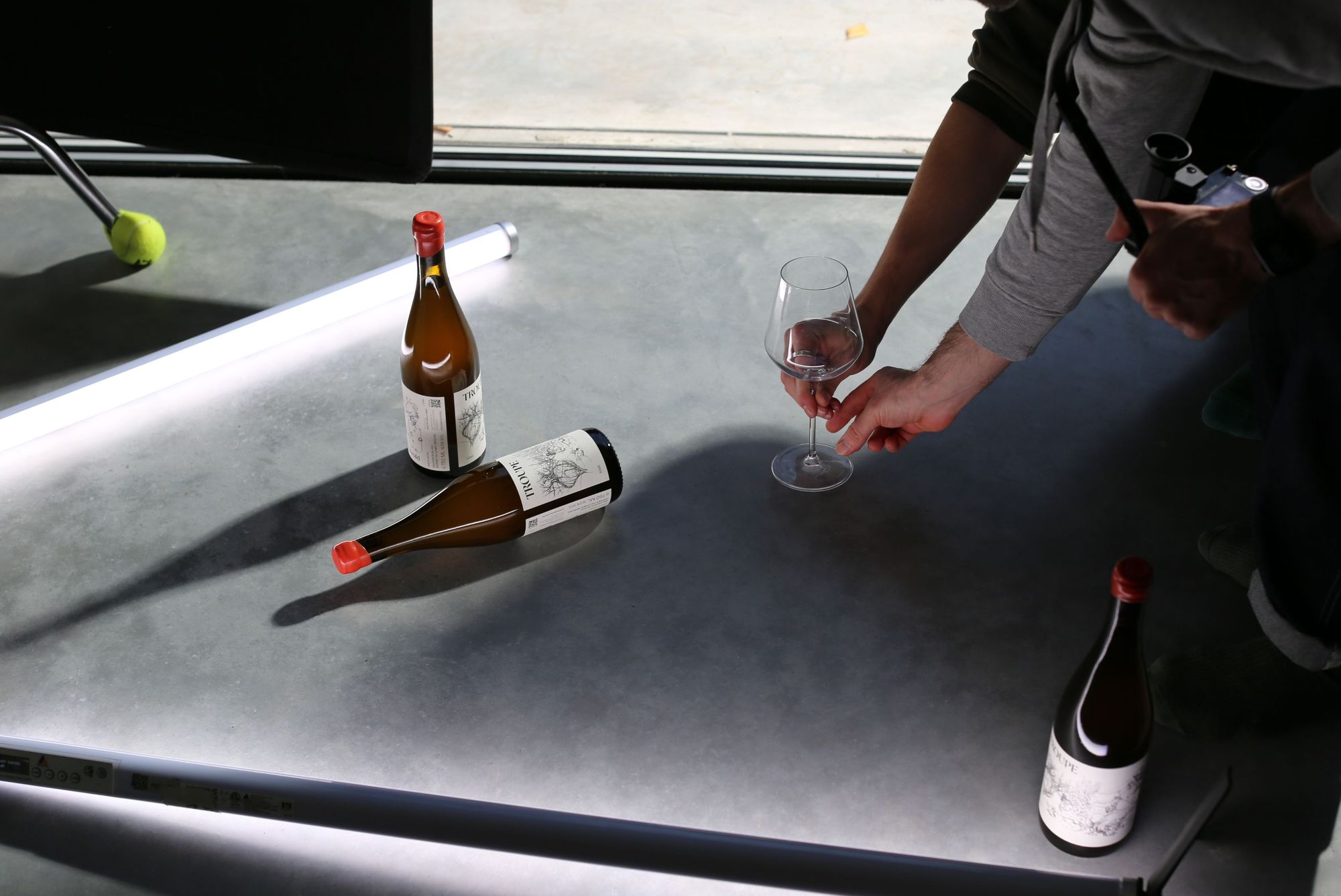 Natural Wine Product Photography, Production Company