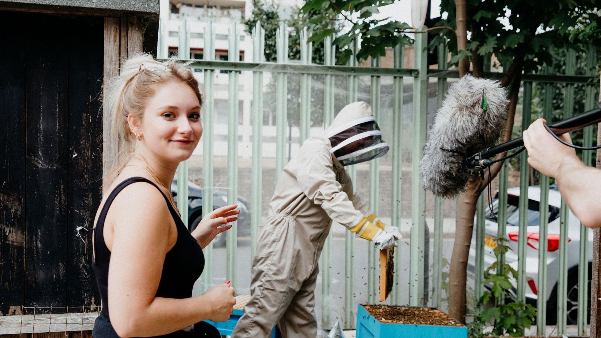 Natalie Galvau - Behind The Scenes - Bees & Refugees