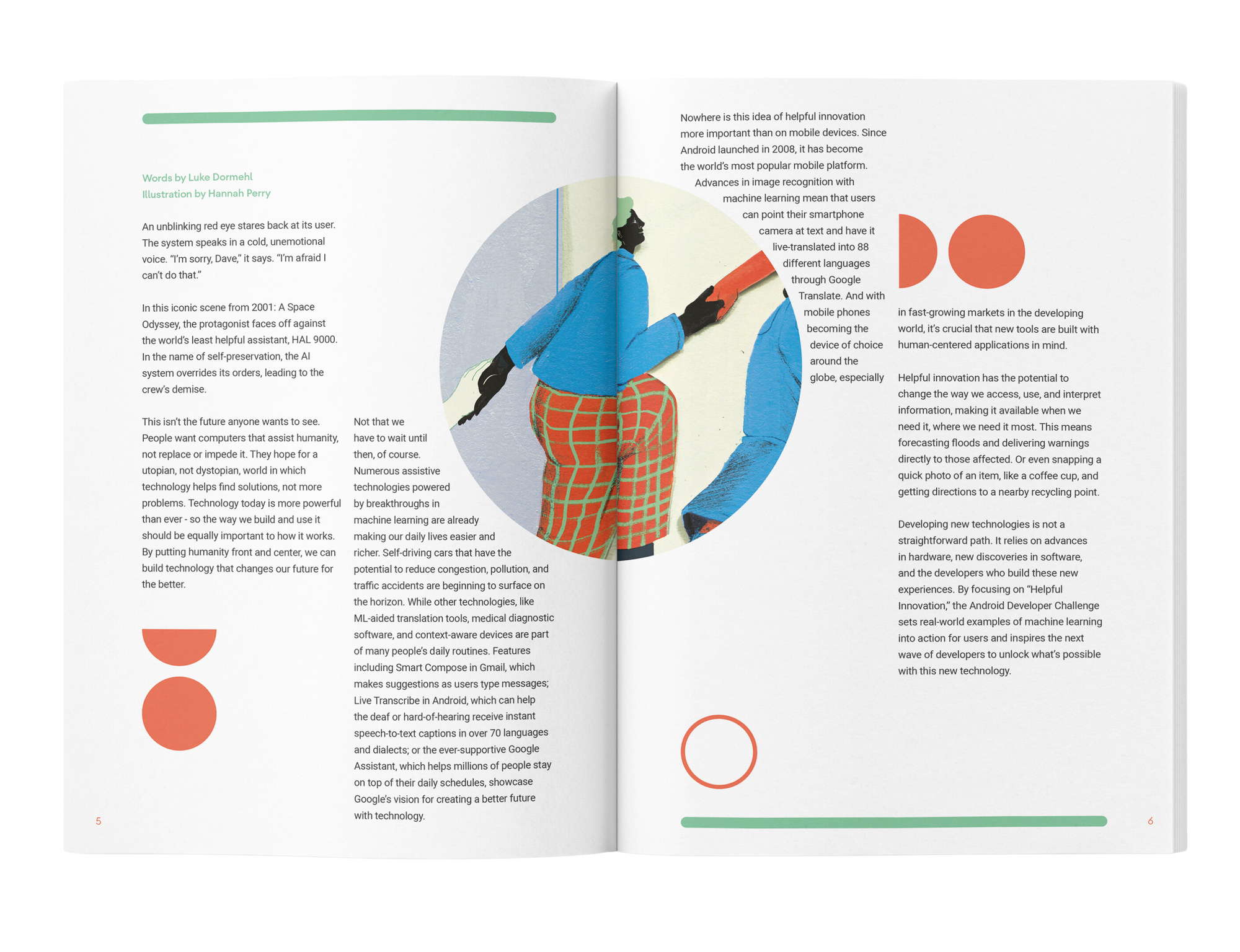 Android, Illustrated Print Campaign 