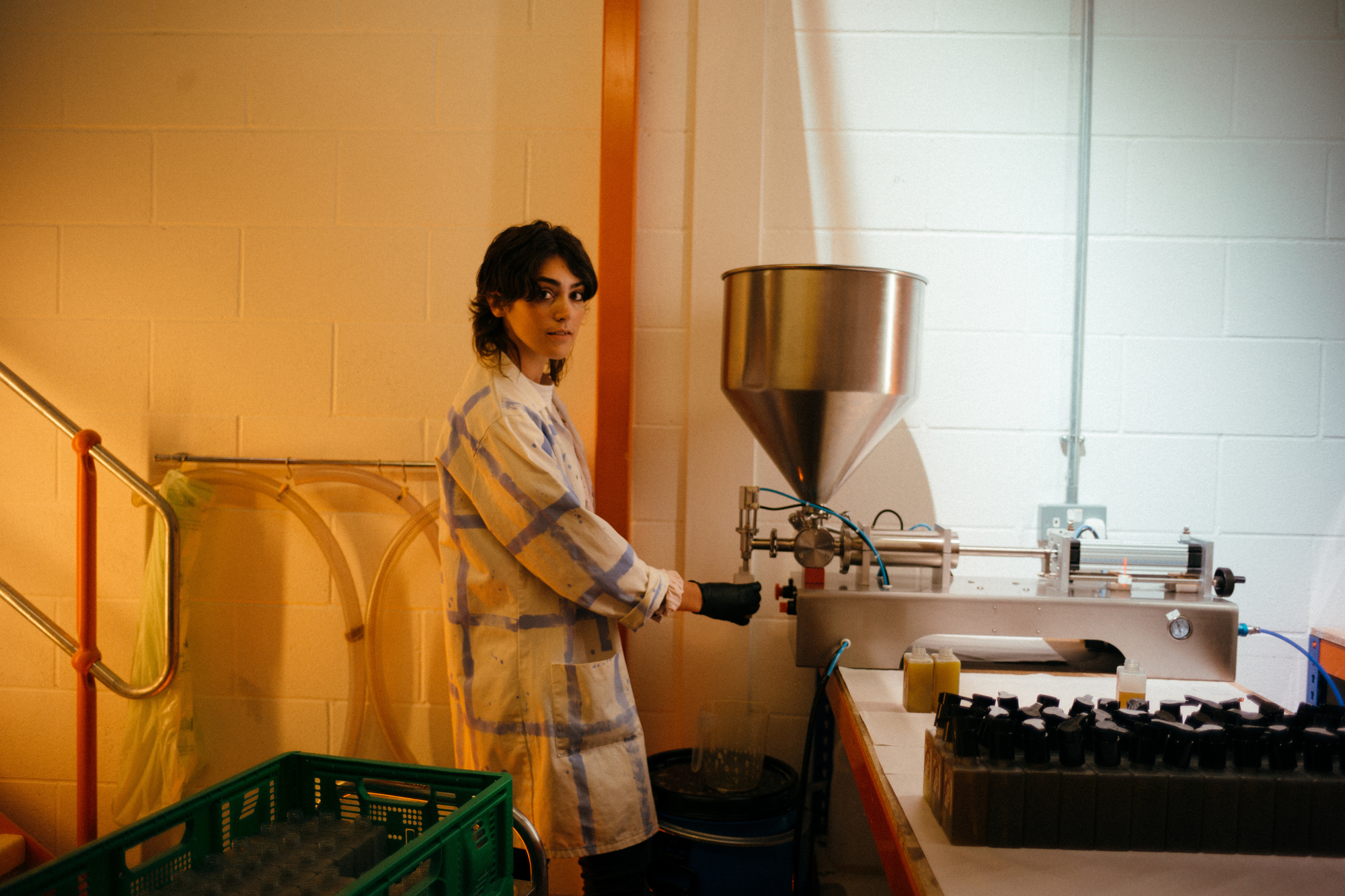 Photos of cosmetics staff