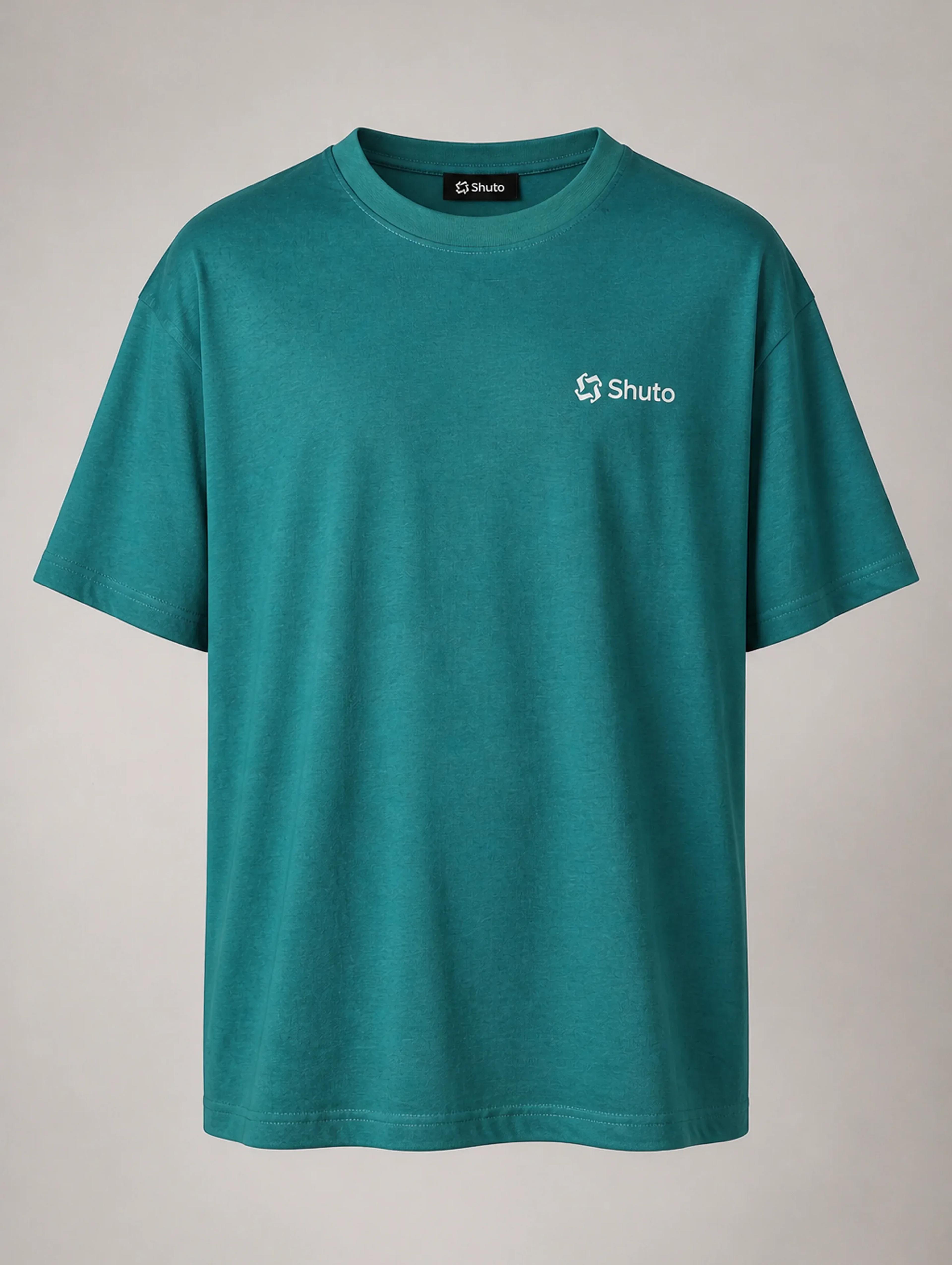 Oversized Standard Teal T-Shirt