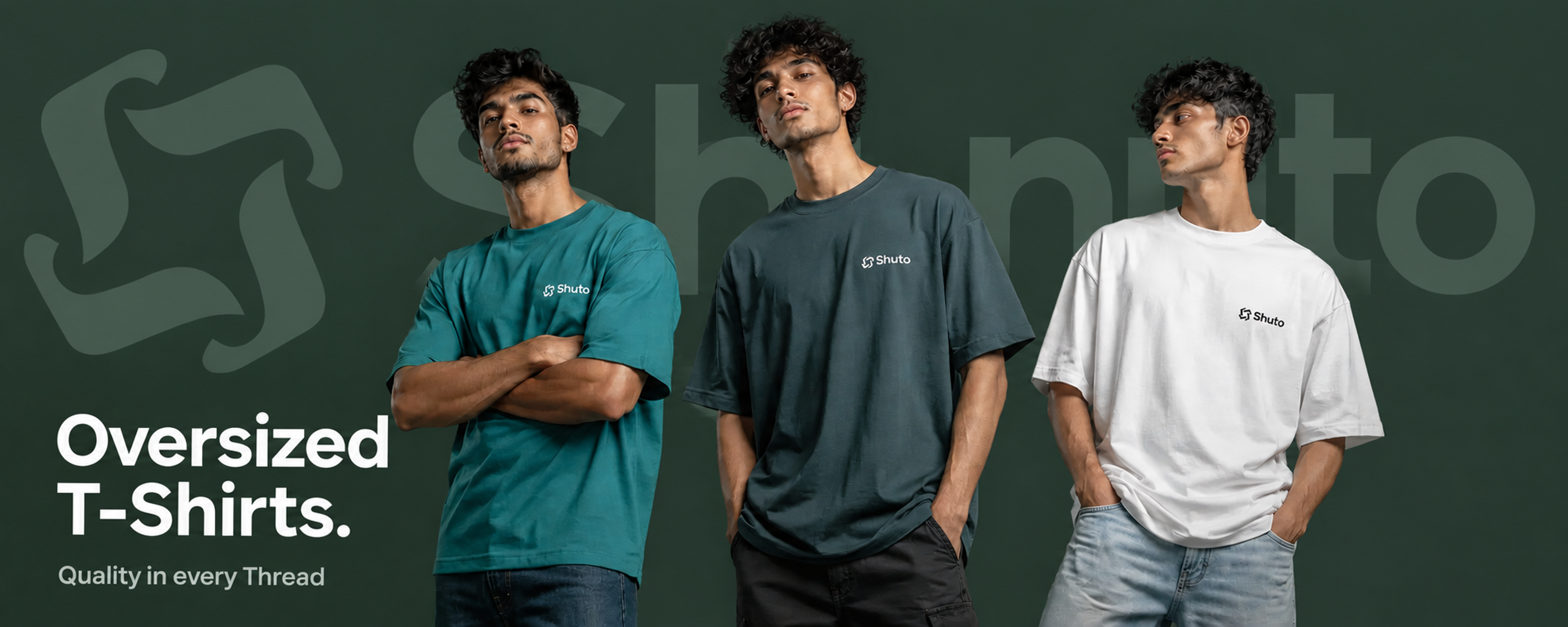 Oversized T-Shirt banner