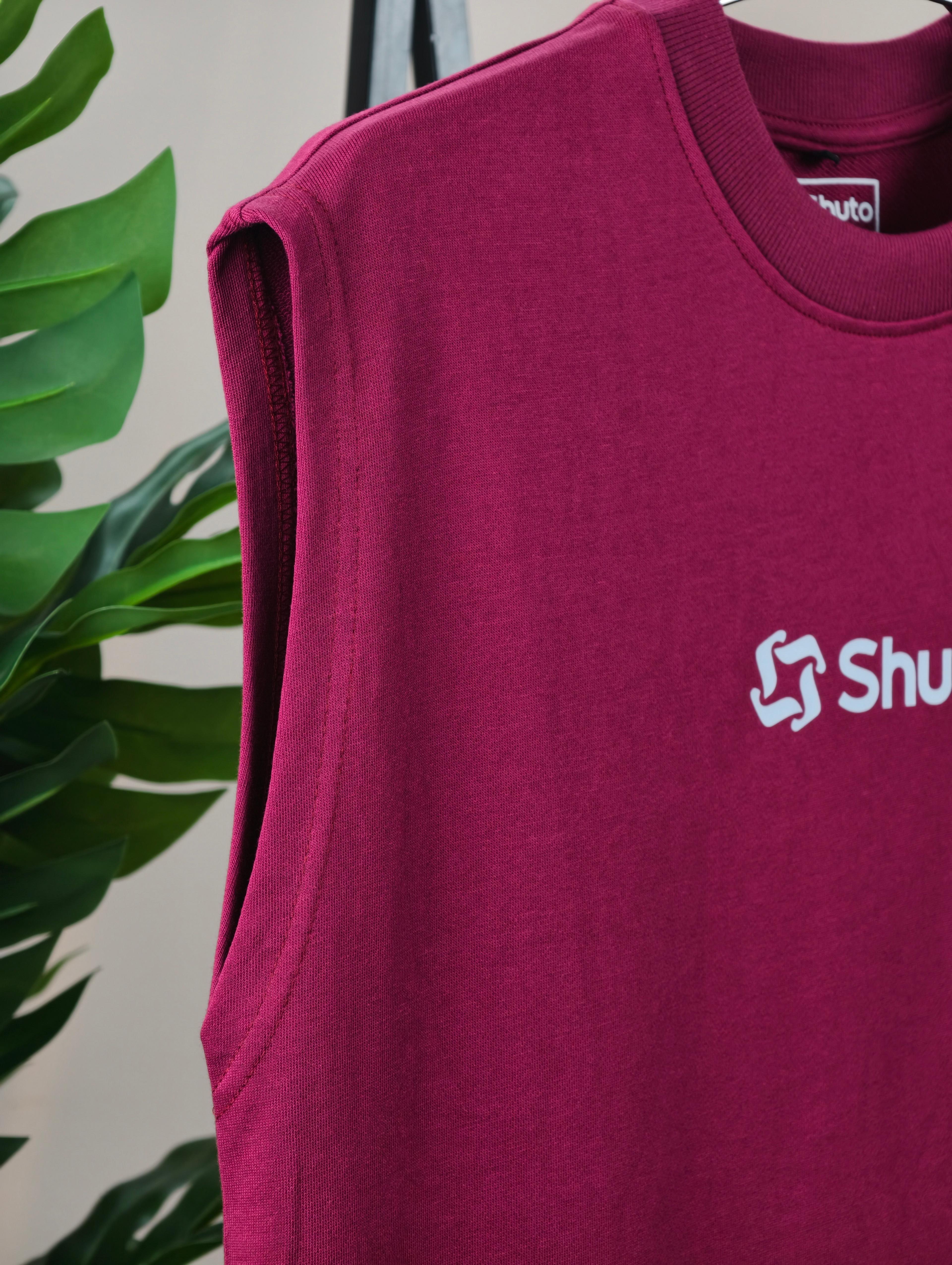 Maroon Tank-Top  view 3