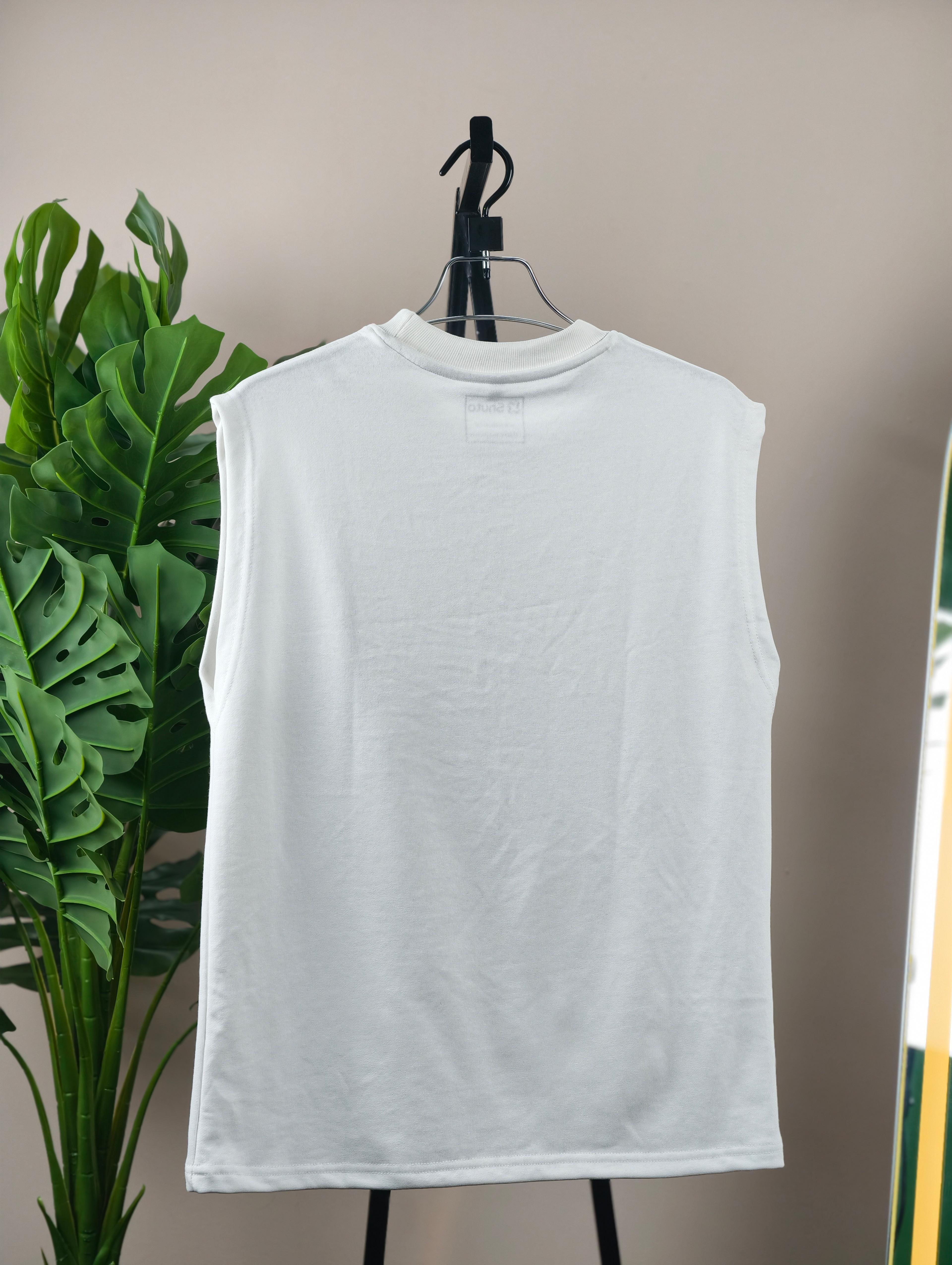 Pure White Tank top  view 4