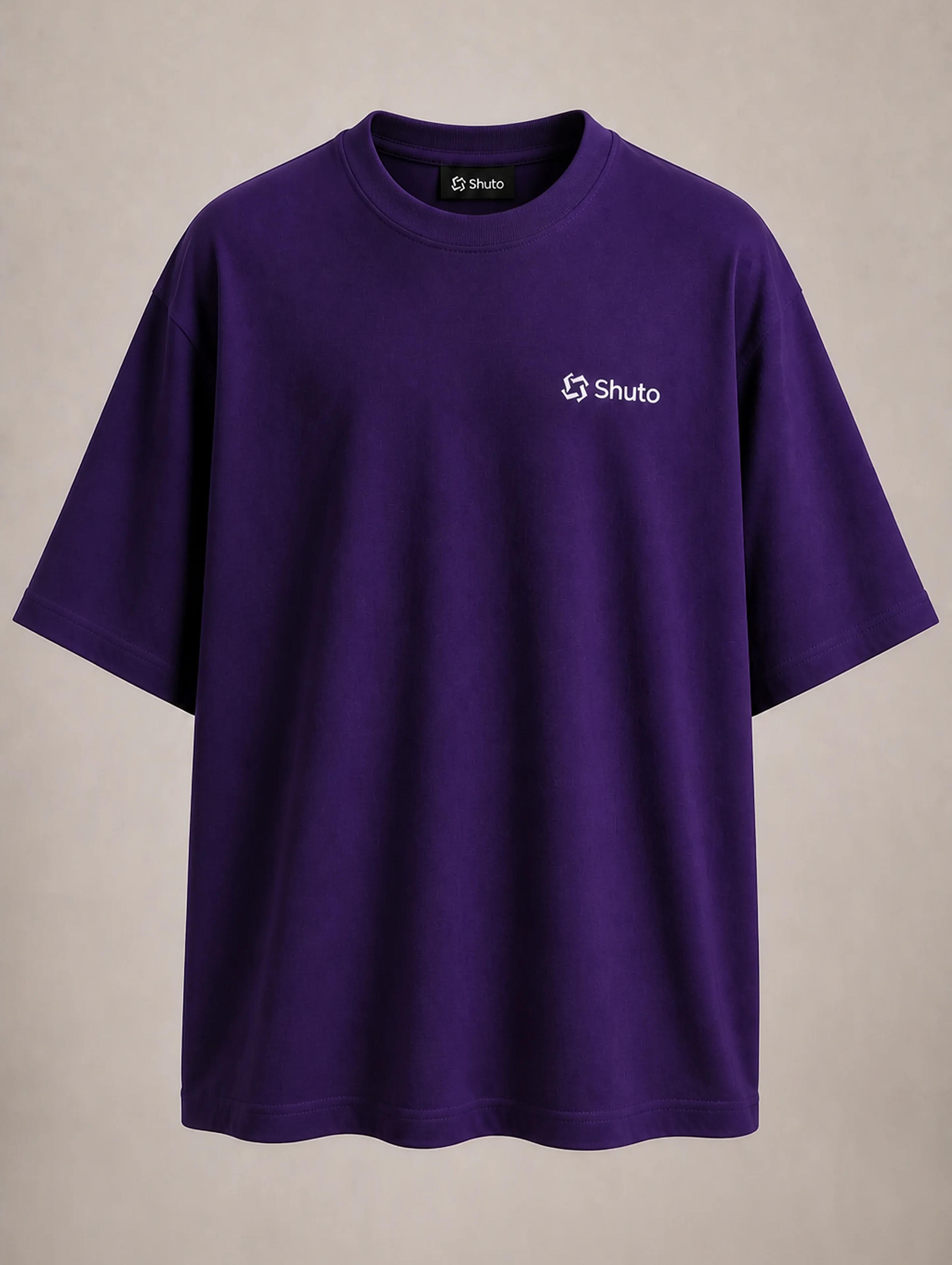 Deep Purple Oversized T-Shirt