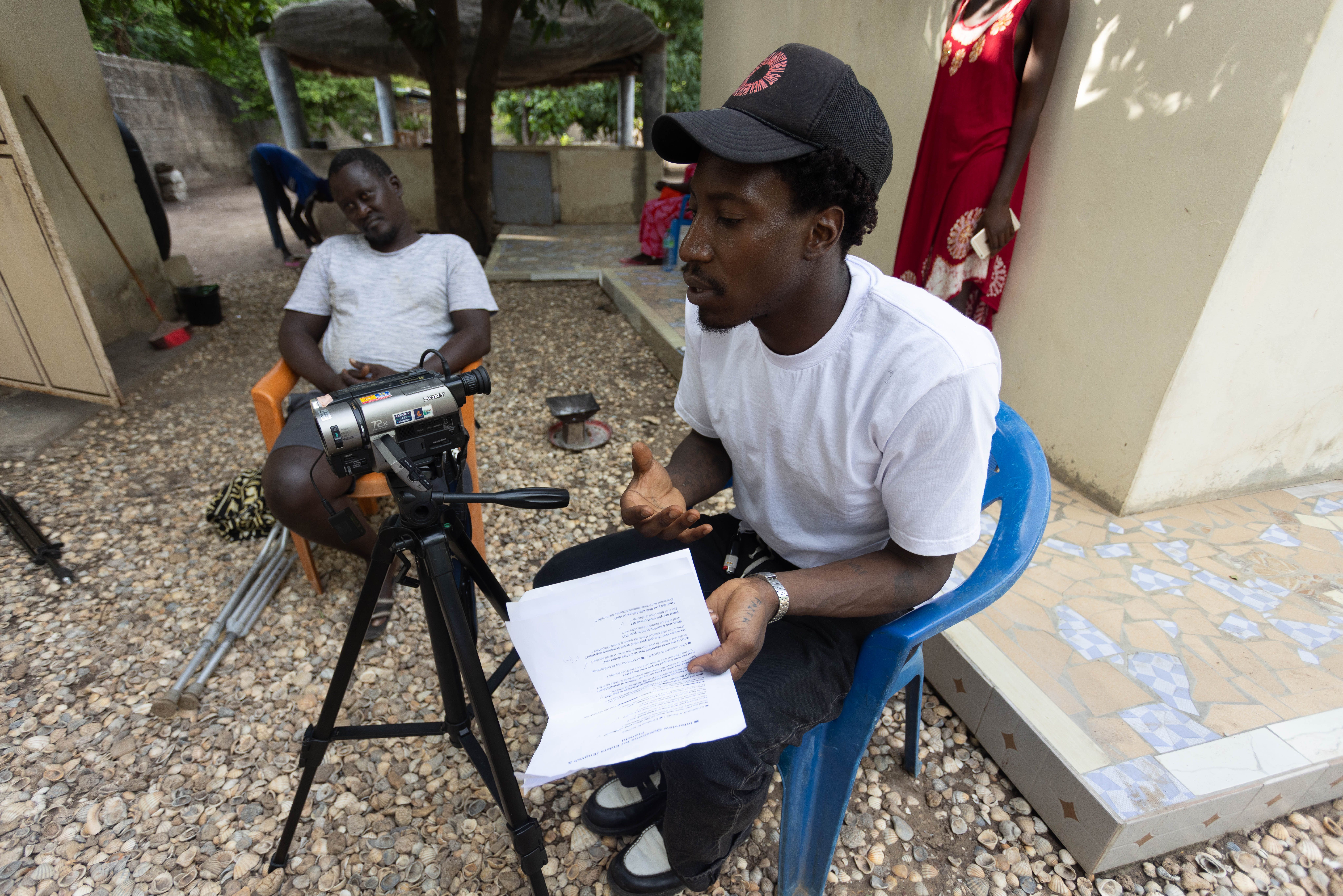 Kopeto interview une MAAM, Joal-Fadiouth