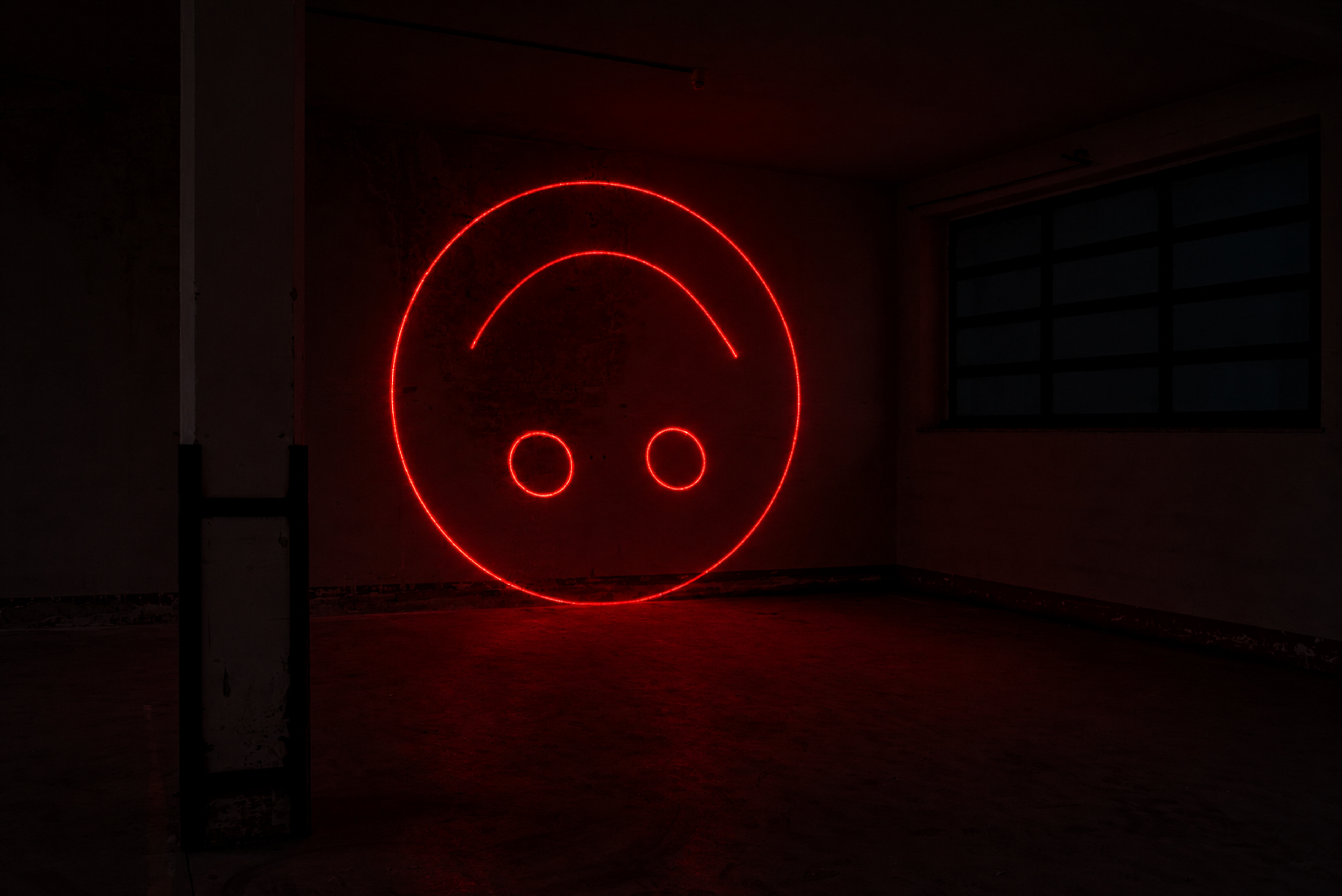 red laser smiley