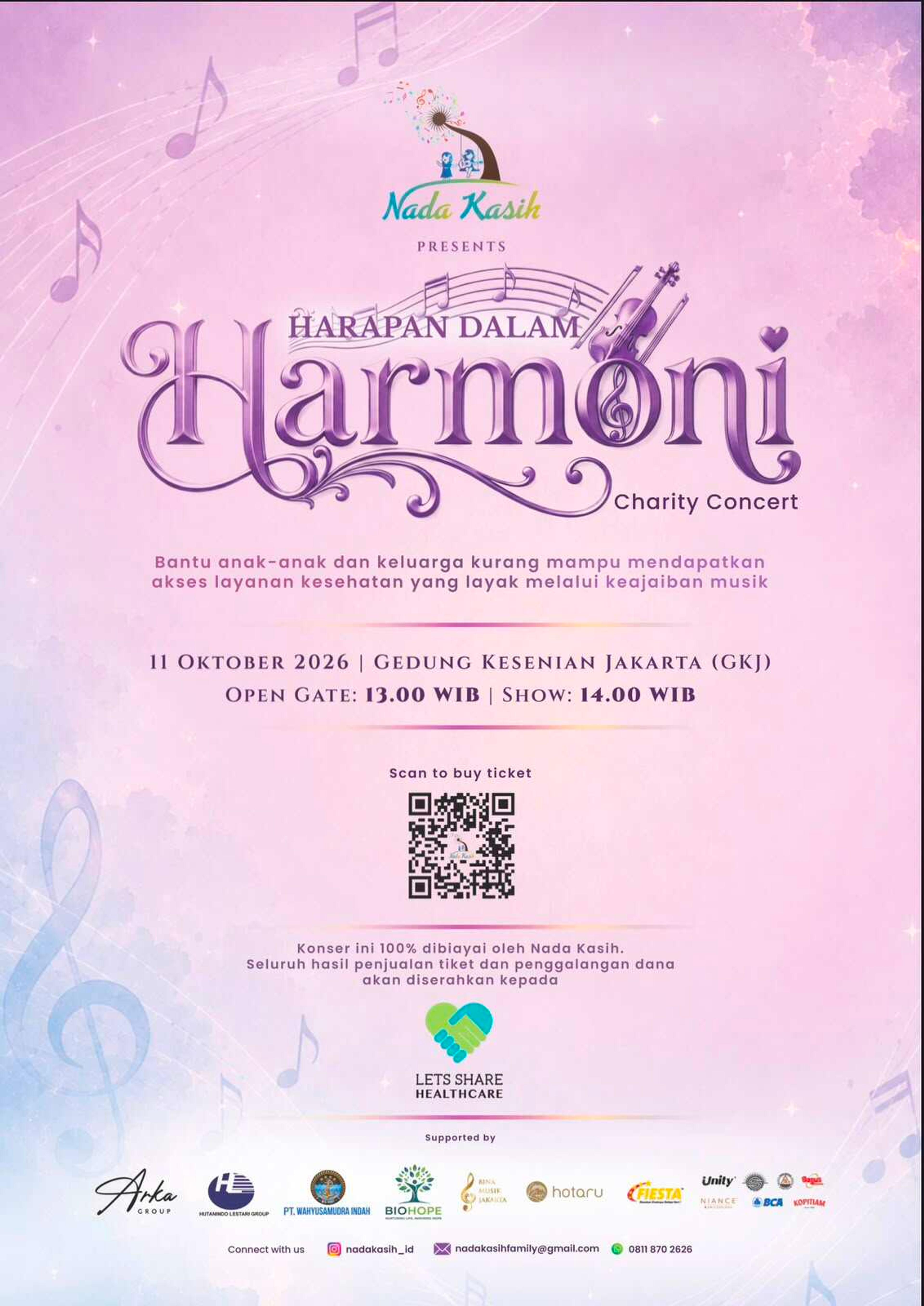 Nada Kasih - Harapan Dalam Harmoni Konser Amal 2026