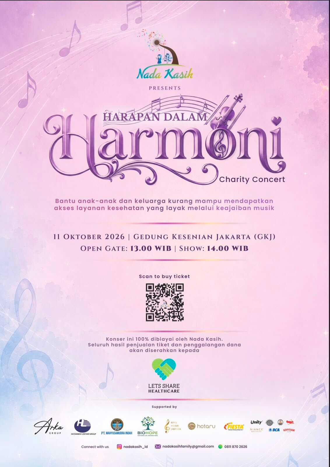 Nada Kasih - Harapan Dalam Harmoni Konser Amal 2026