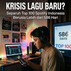 Indonesia Pop Krisis Lagu Baru? Separuh Top 100 Spotify Indonesia Berisi Lagu Lawas