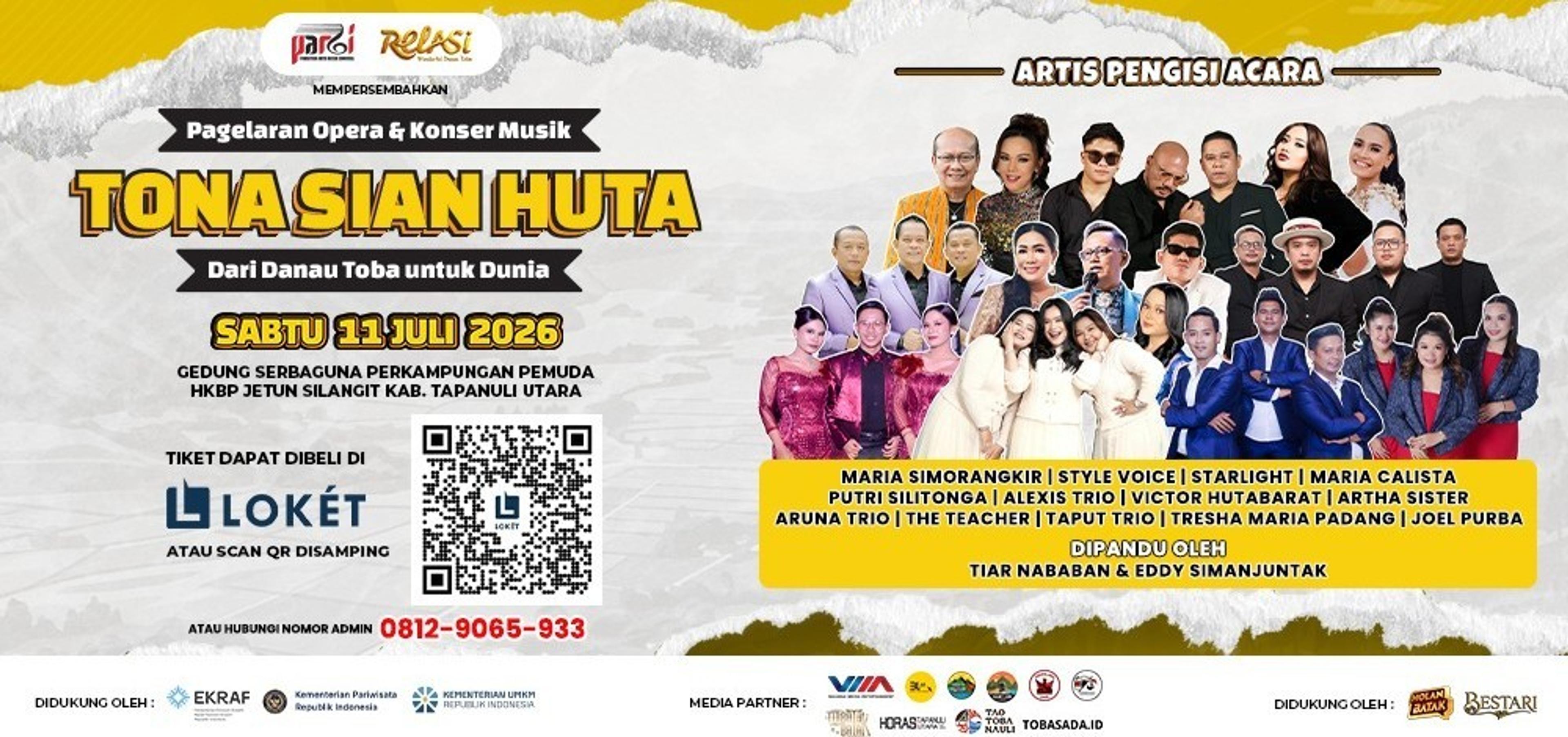 TONA SIAN HUTA - Opera & Konser Musik