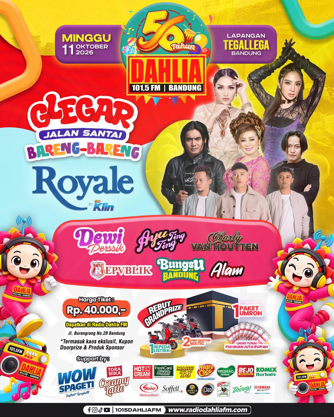 GLEGAR 56 TAHUN DAHLIA JUARA