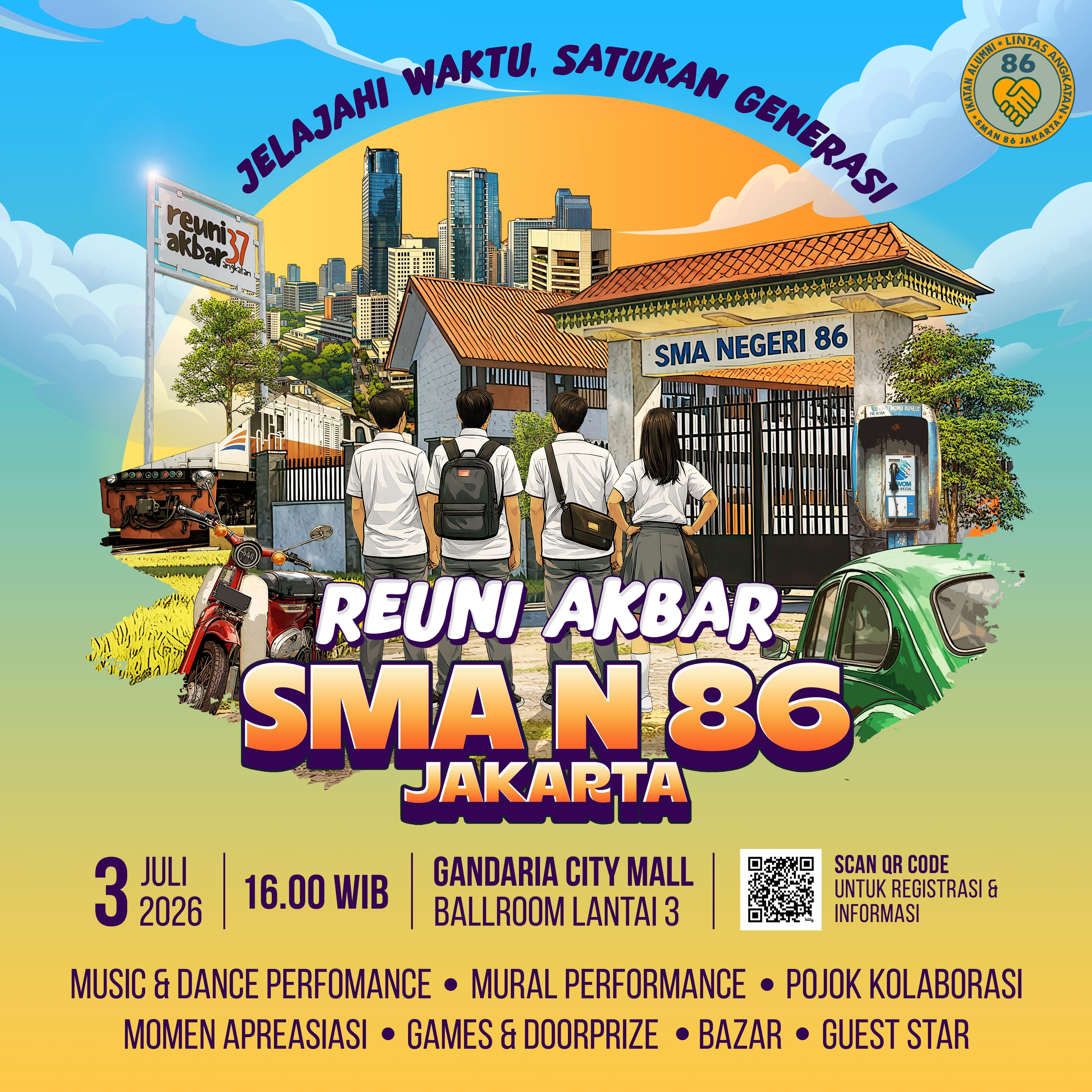Reuni Akbar 37 Angkatan SMA 86 Jakarta