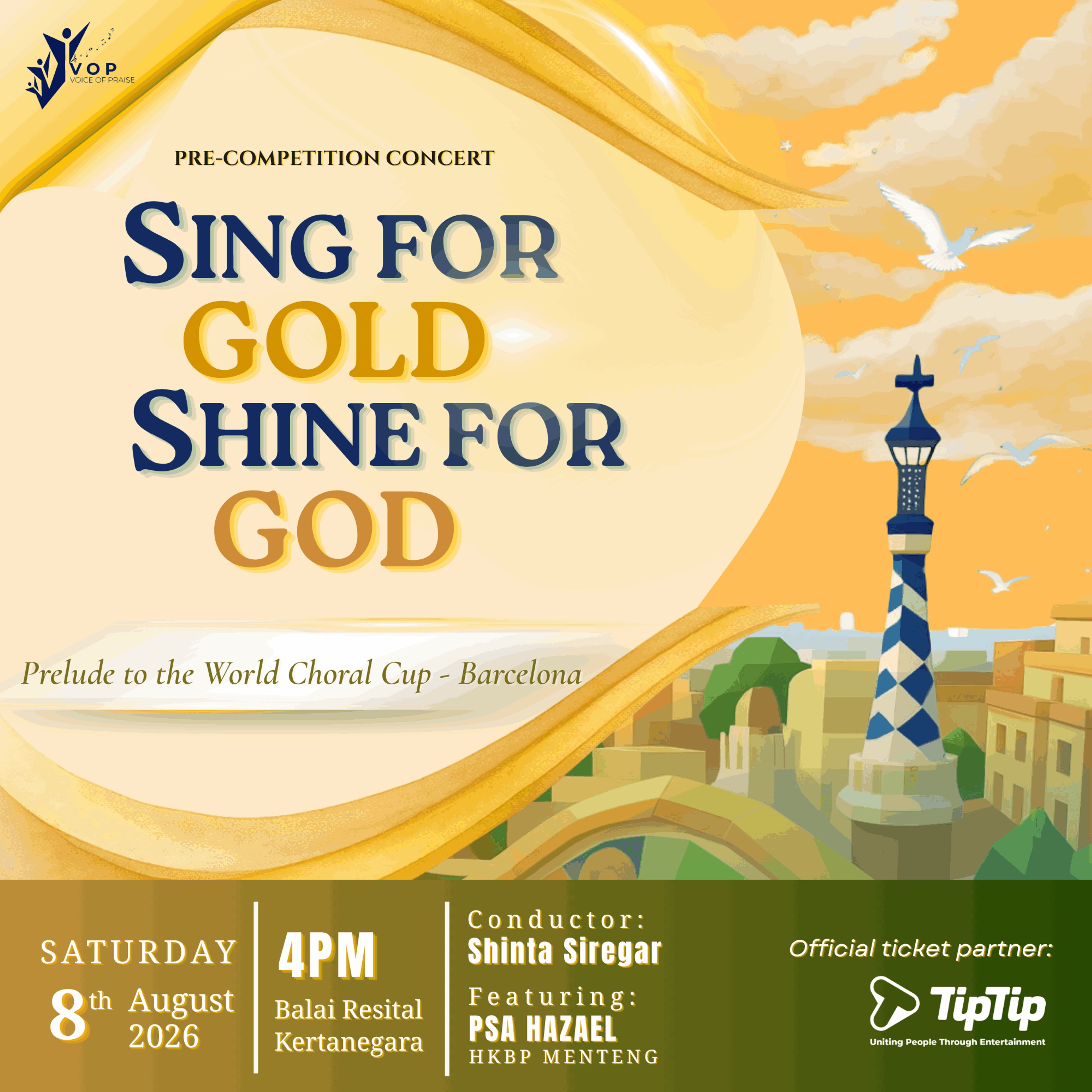 Sing for Gold. Shine for God