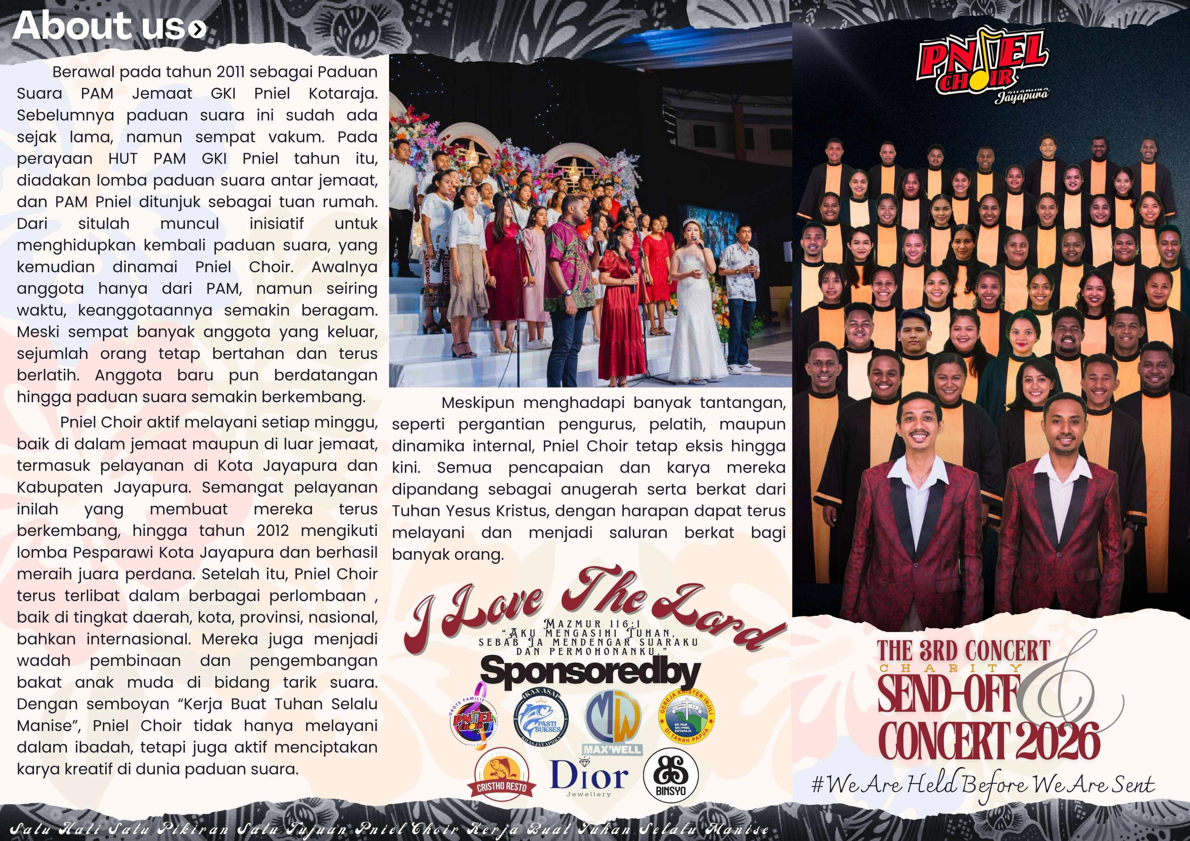 The 3rd Charity & Send-Off Concert 2026 Pniel Choir Jayapura