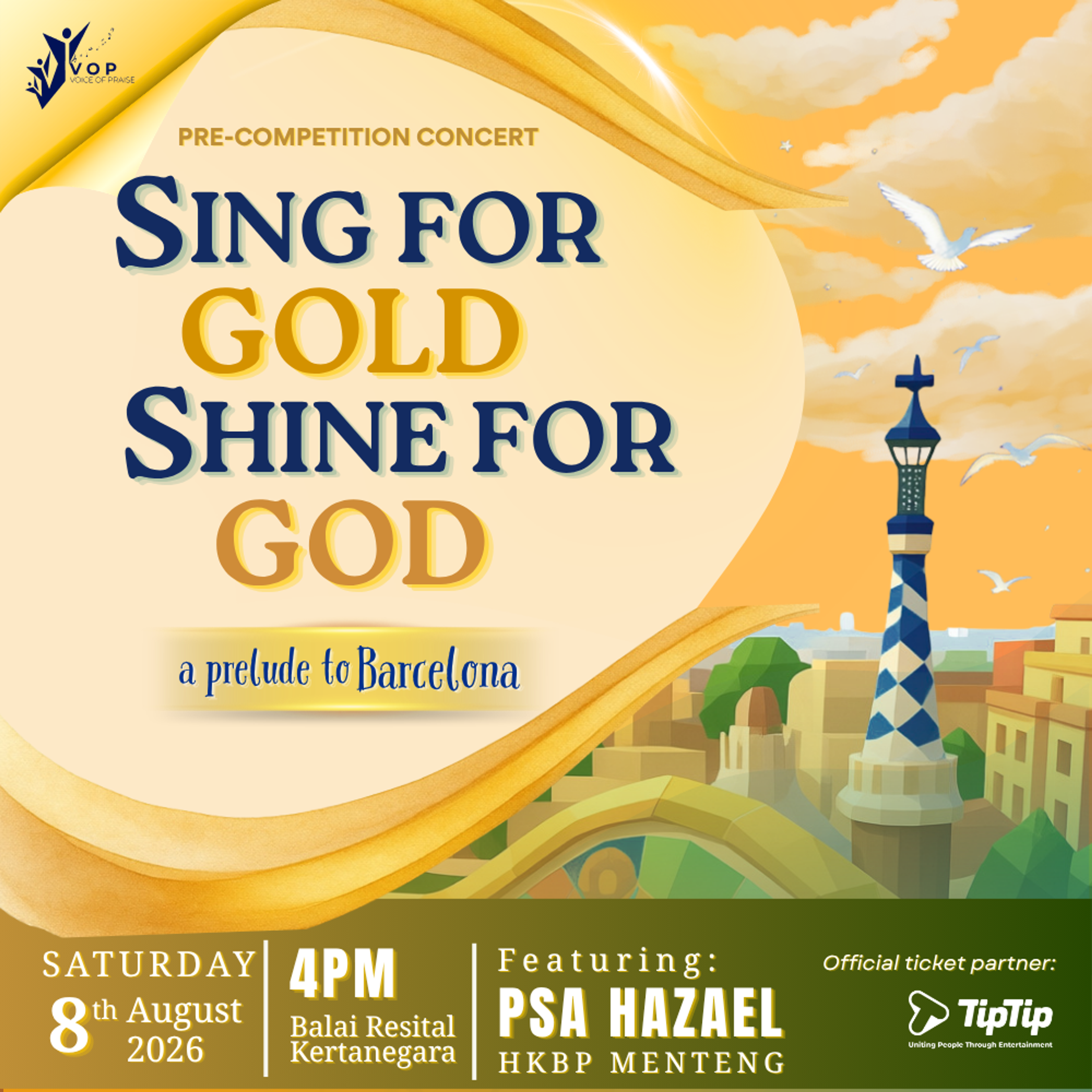 Sing for Gold. Shine for God
