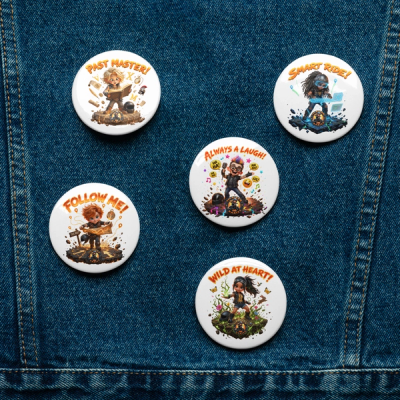Badge Set 2 Pin Badge