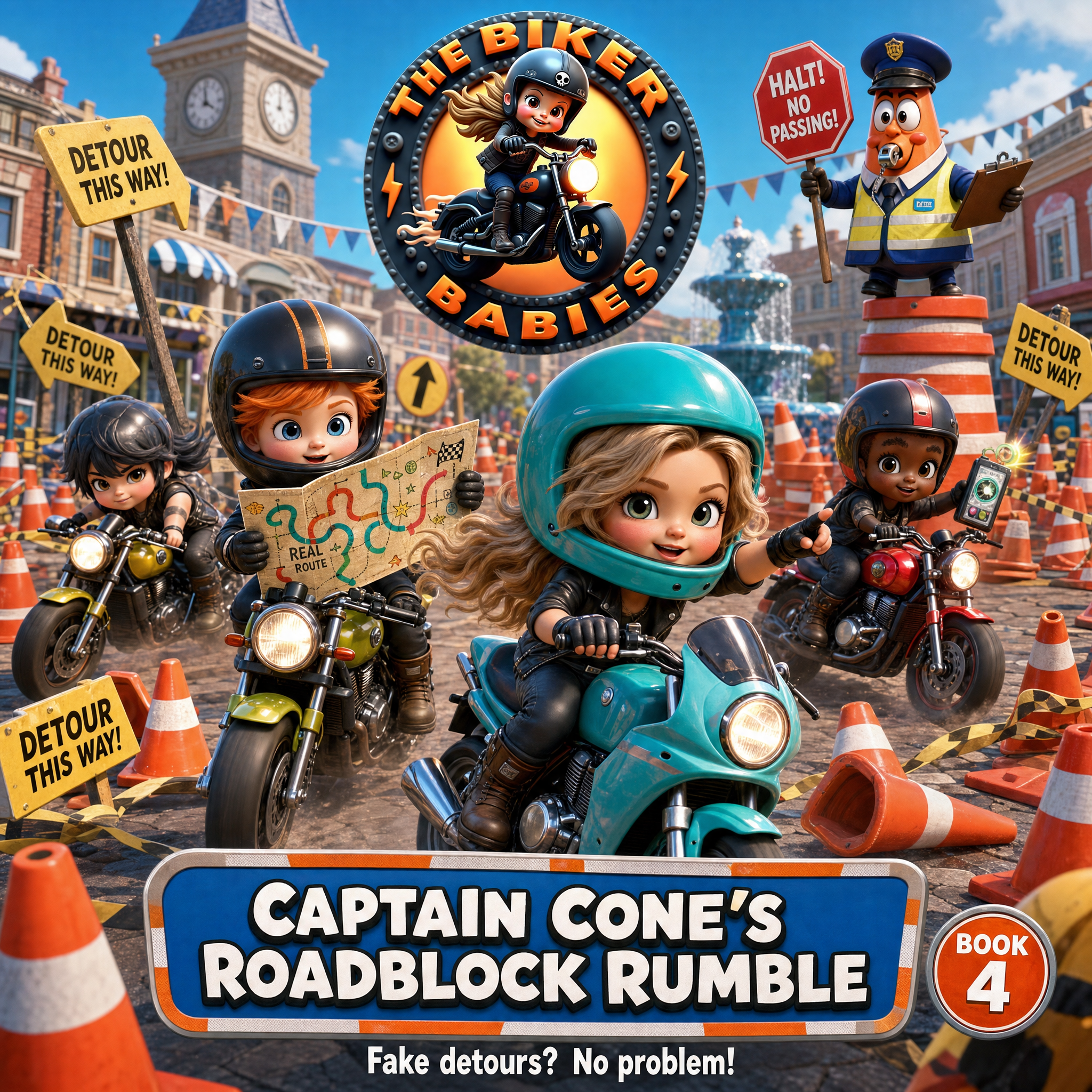 Captain Cone's Roadblock Rumble — Book 4 cover