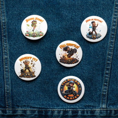 Badge Set 4 Pin Badge