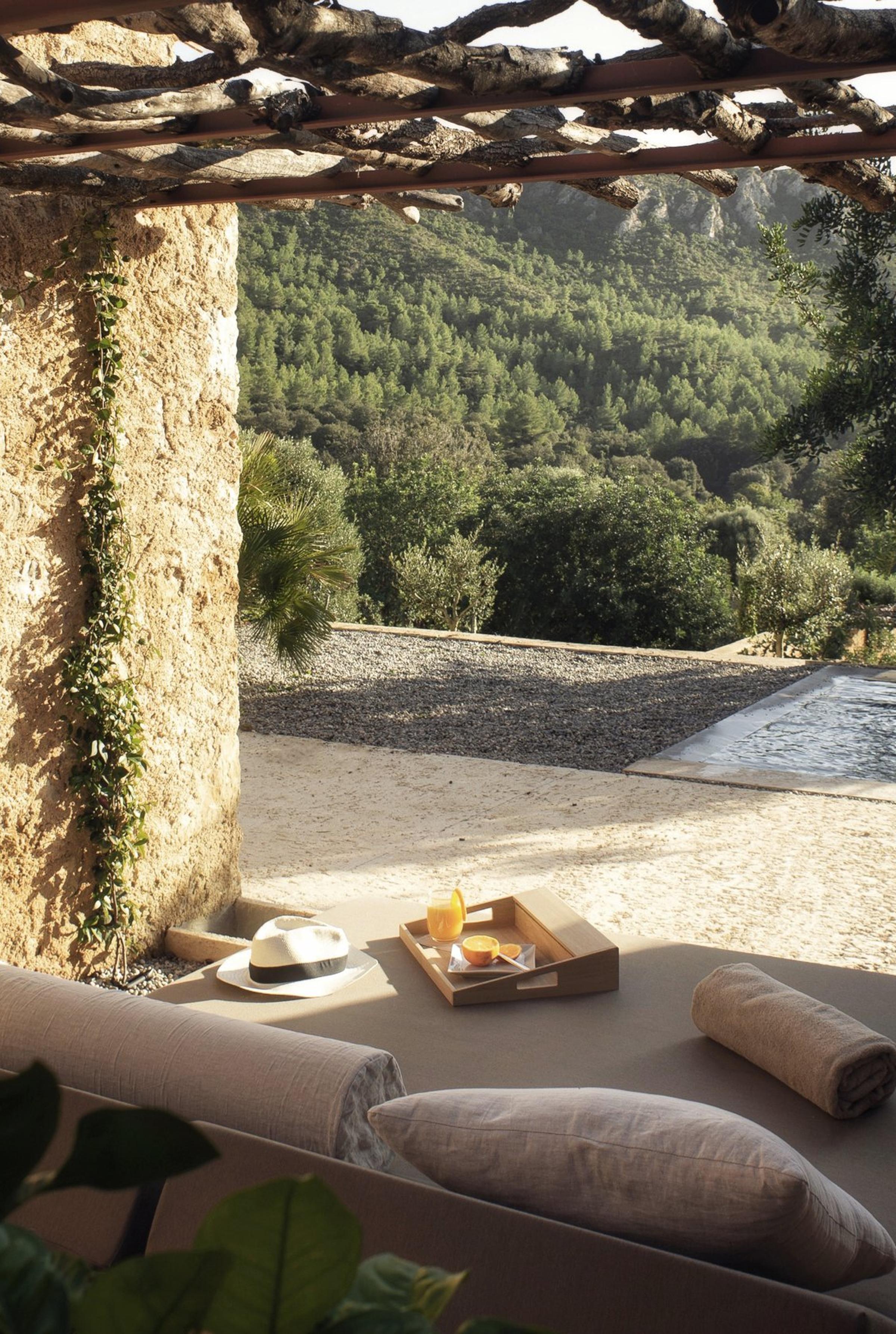Charming casita with a private pool at Es Racó d'Artà, offering serene luxury and privacy.