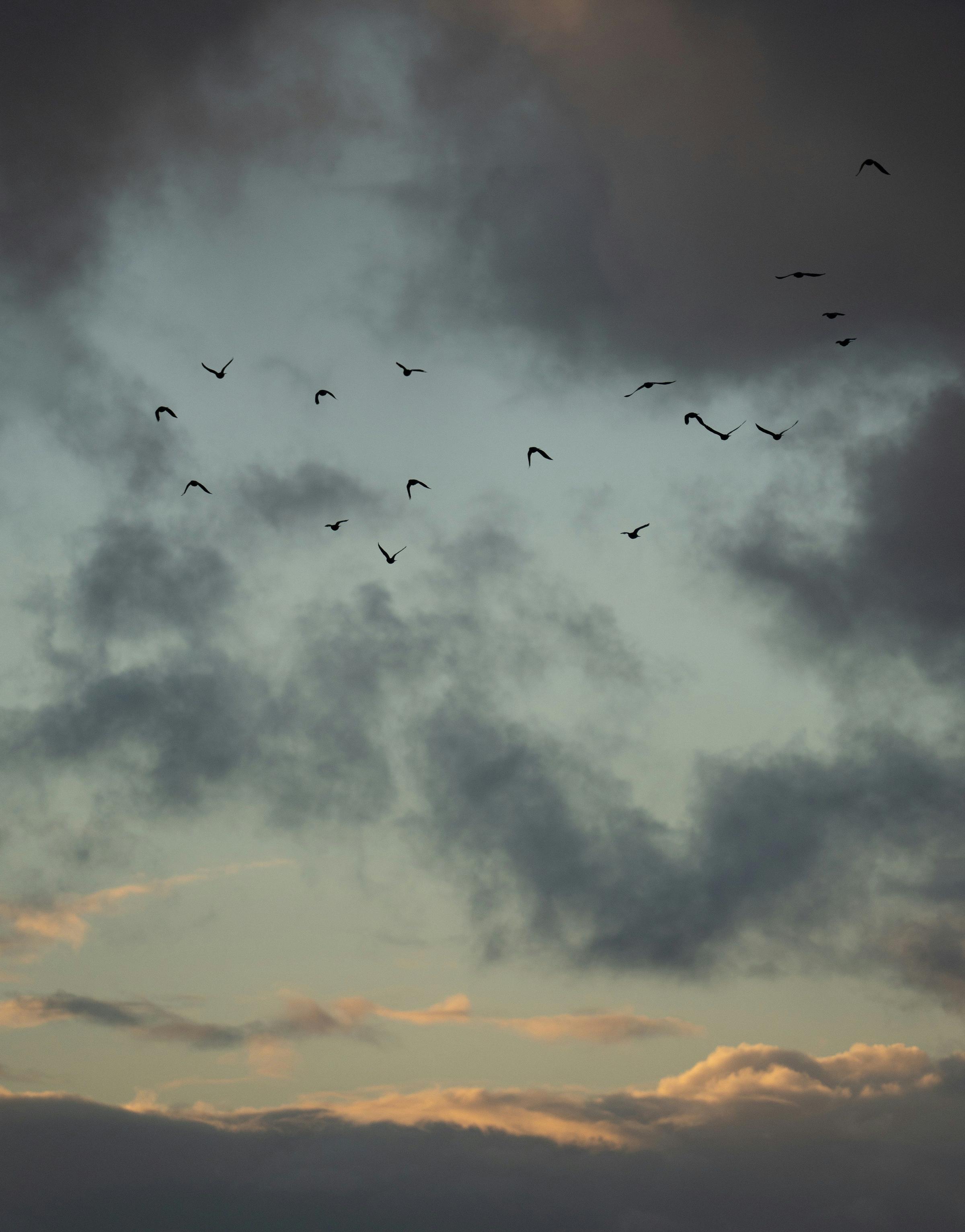 Abstract picture of a sky, reflecting in water during a Kaer Retreat