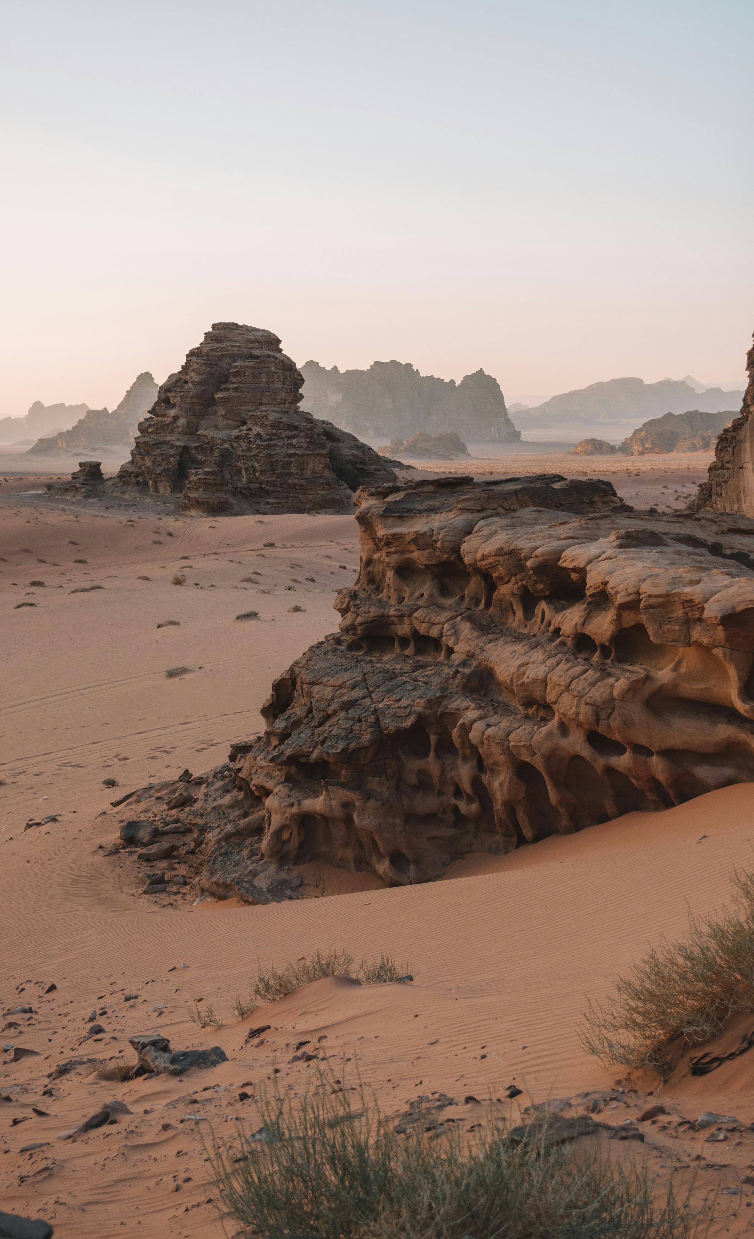Golden dunes of the Agafay Desert at sunset