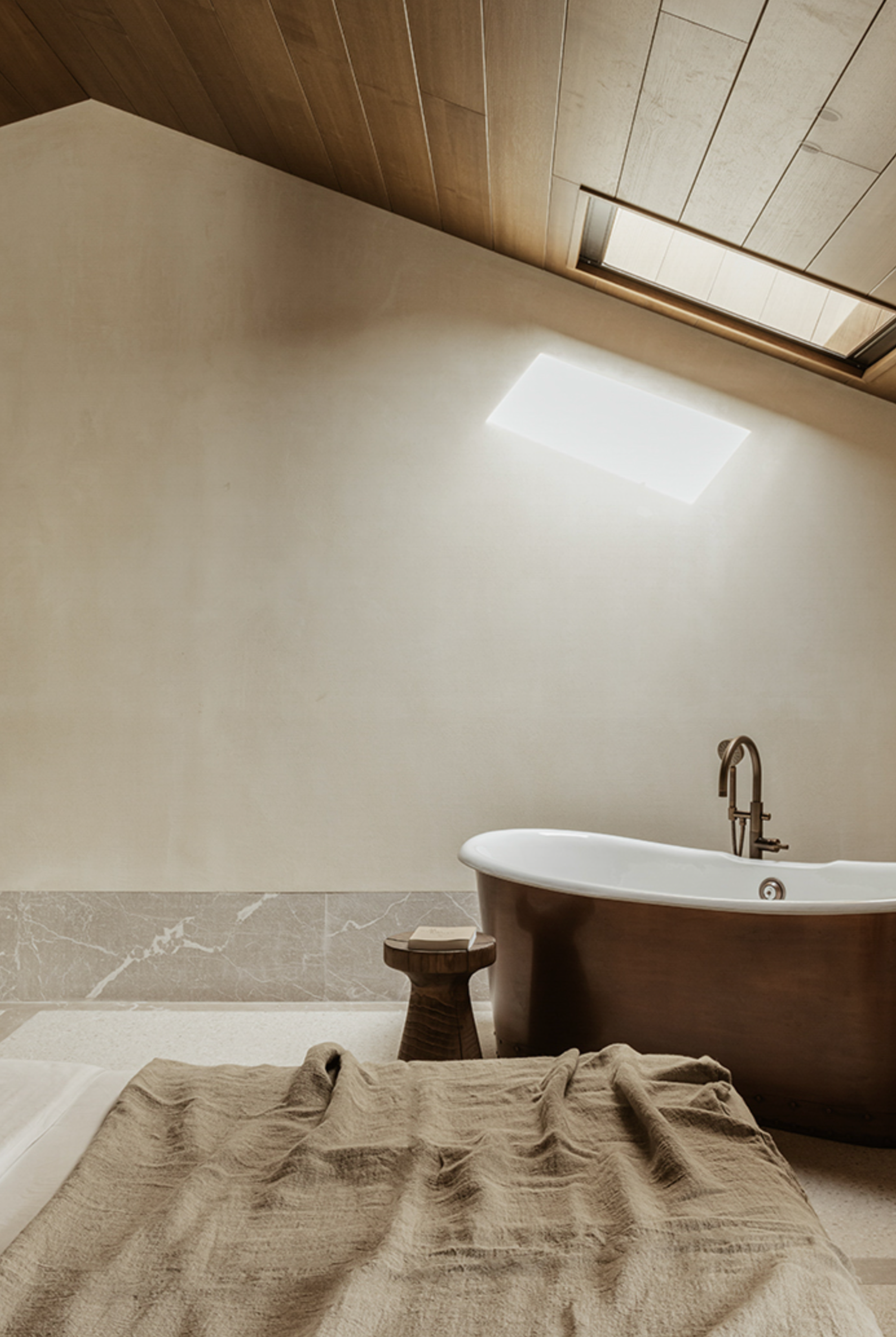 Luxurious MANNA Suite blending contemporary design with natural elements, creating a serene atmosphere.