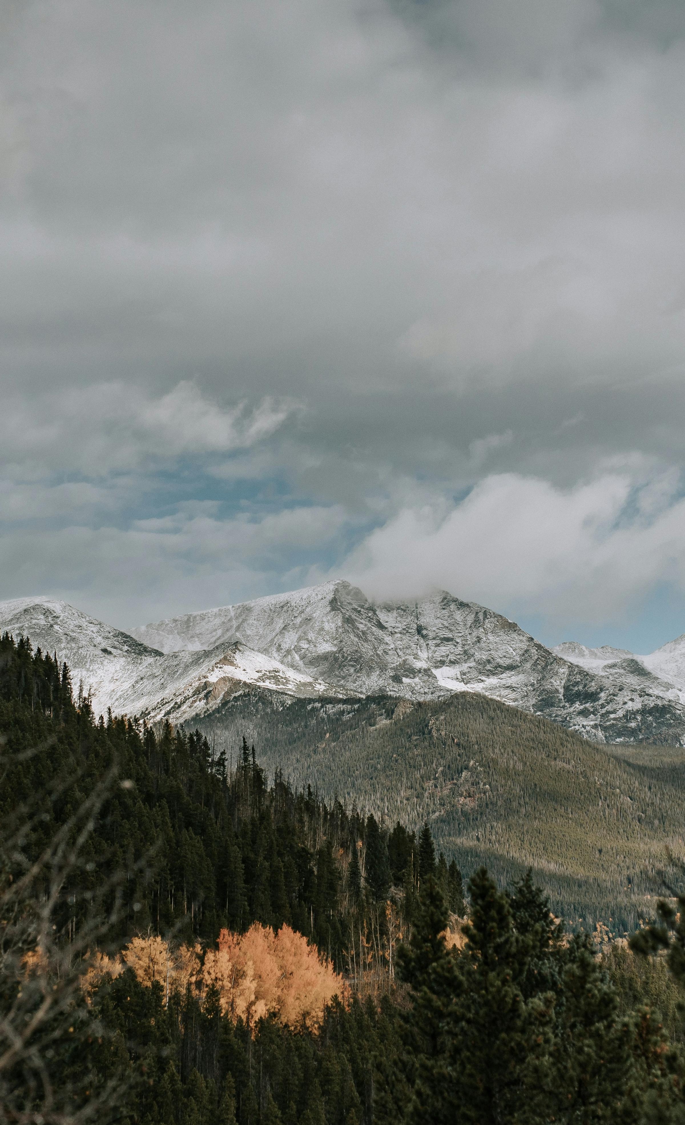 High-altitude mountain landscape with hiking trail