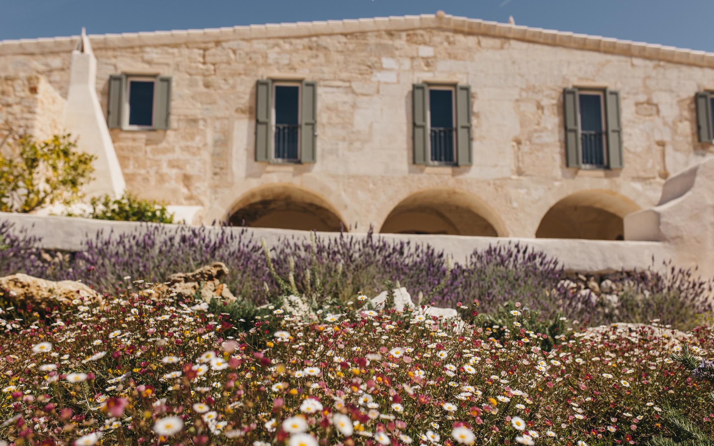 Son Blanc Farmhouse, where wellness and nature embrace on the tranquil island of Menorca.