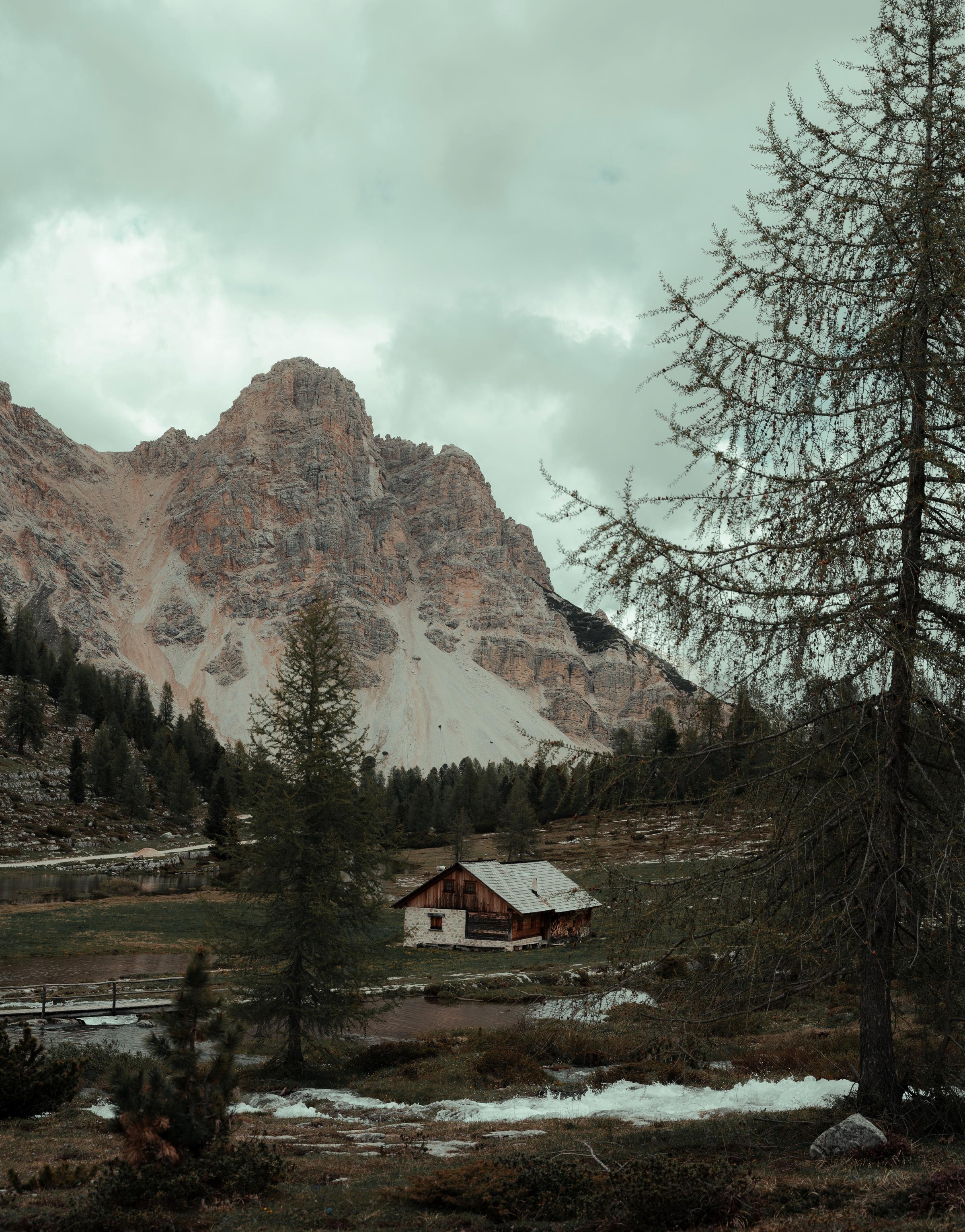 Mountain house in the dolomites