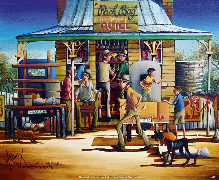 4361_The Local Watering Hole and Meeting Place by Max Mannix