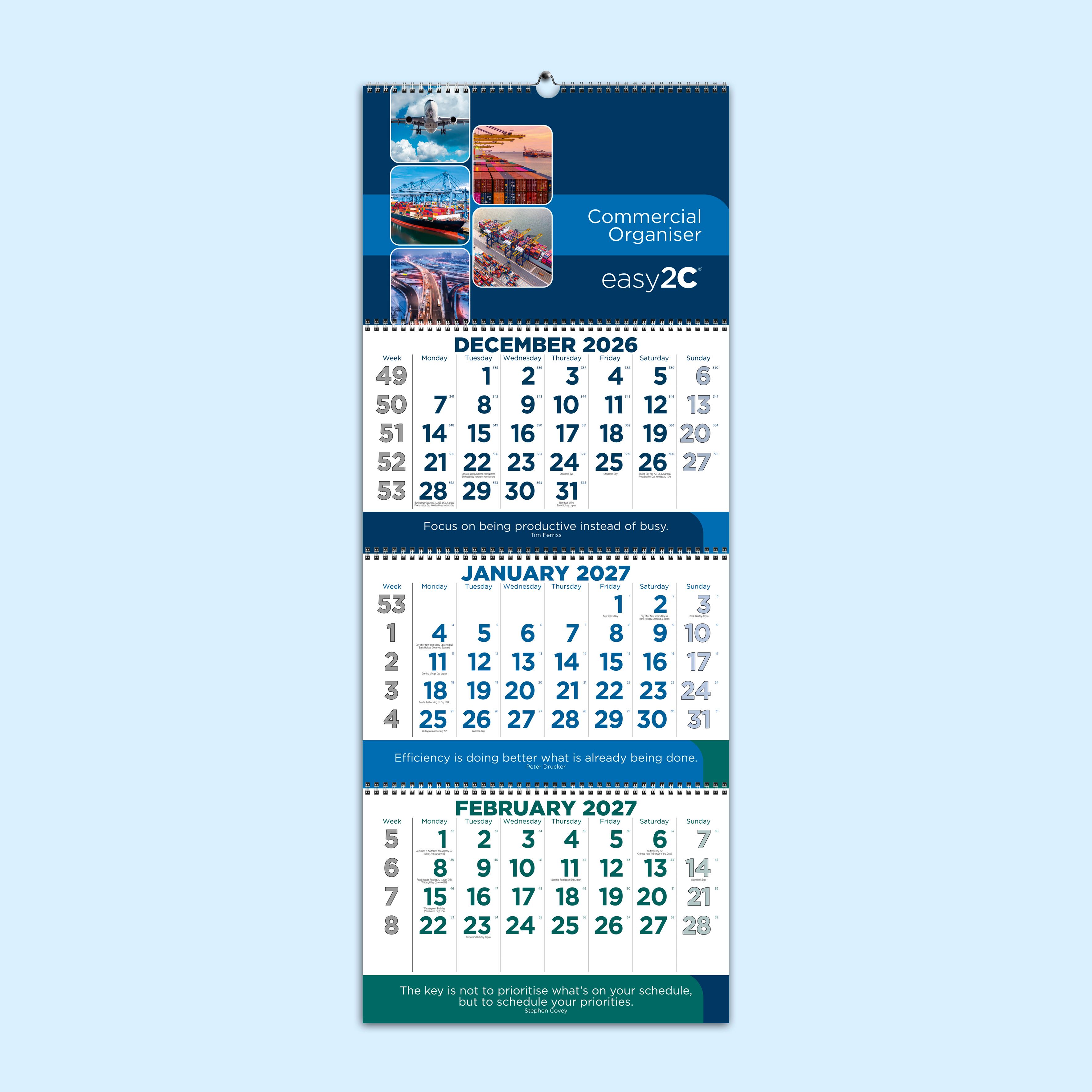 Shipping Calendar 4295